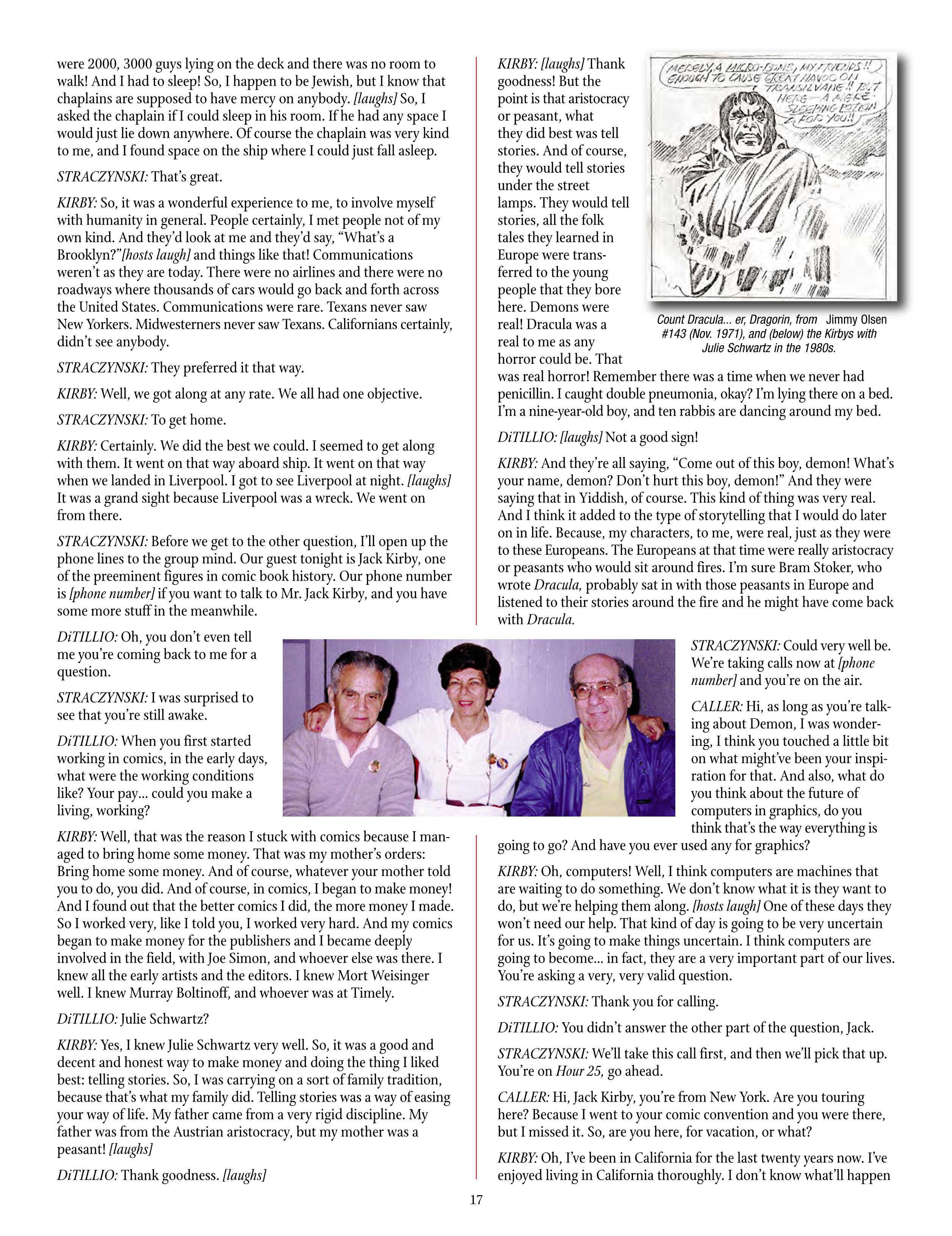 Read online The Jack Kirby Collector comic -  Issue #68 - 19