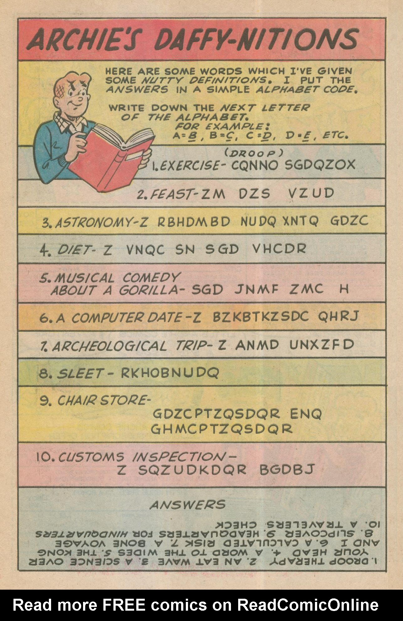 Read online Archie's TV Laugh-Out comic -  Issue #104 - 10