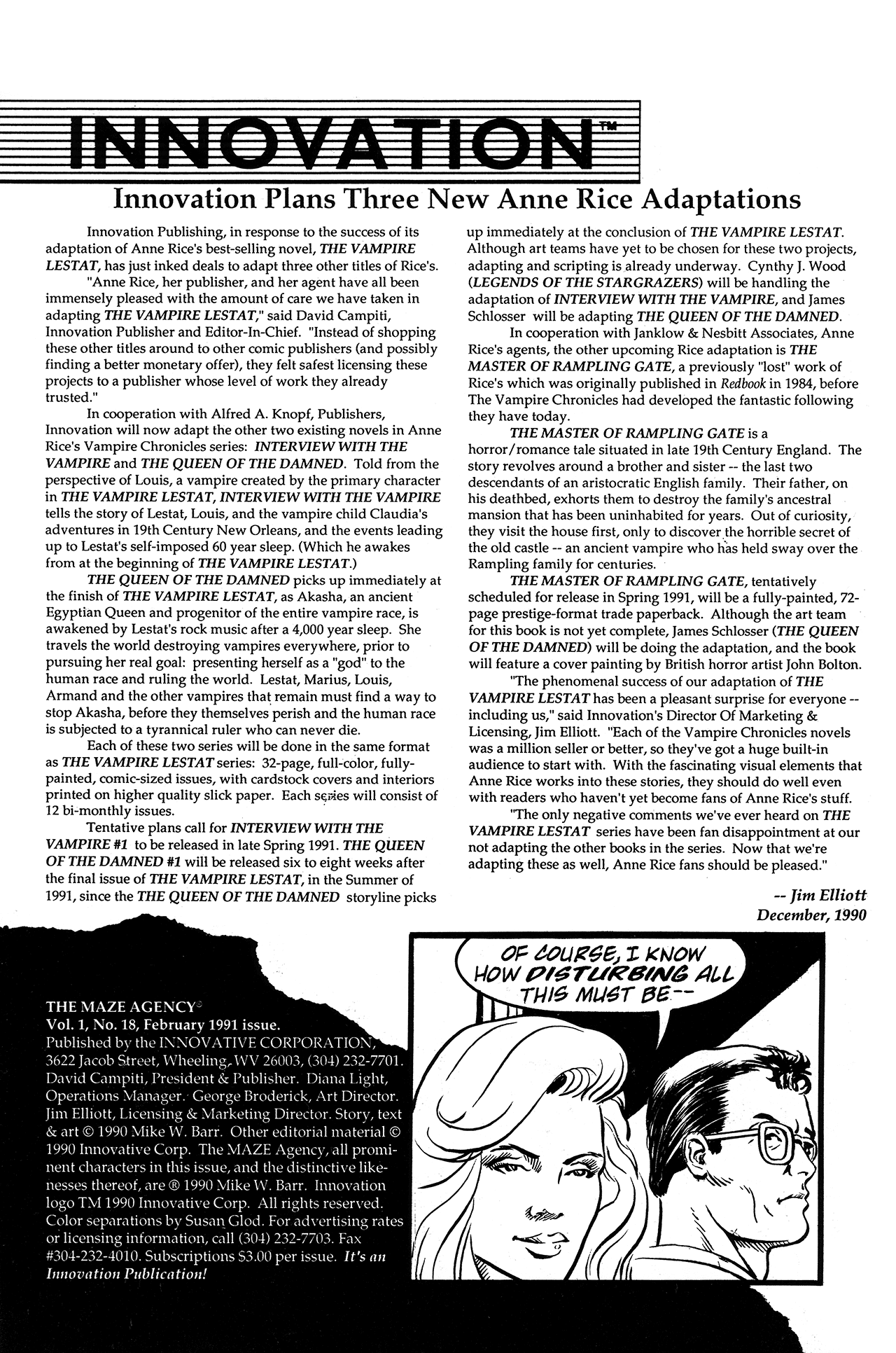 Read online Maze Agency (1989) comic -  Issue #18 - 2