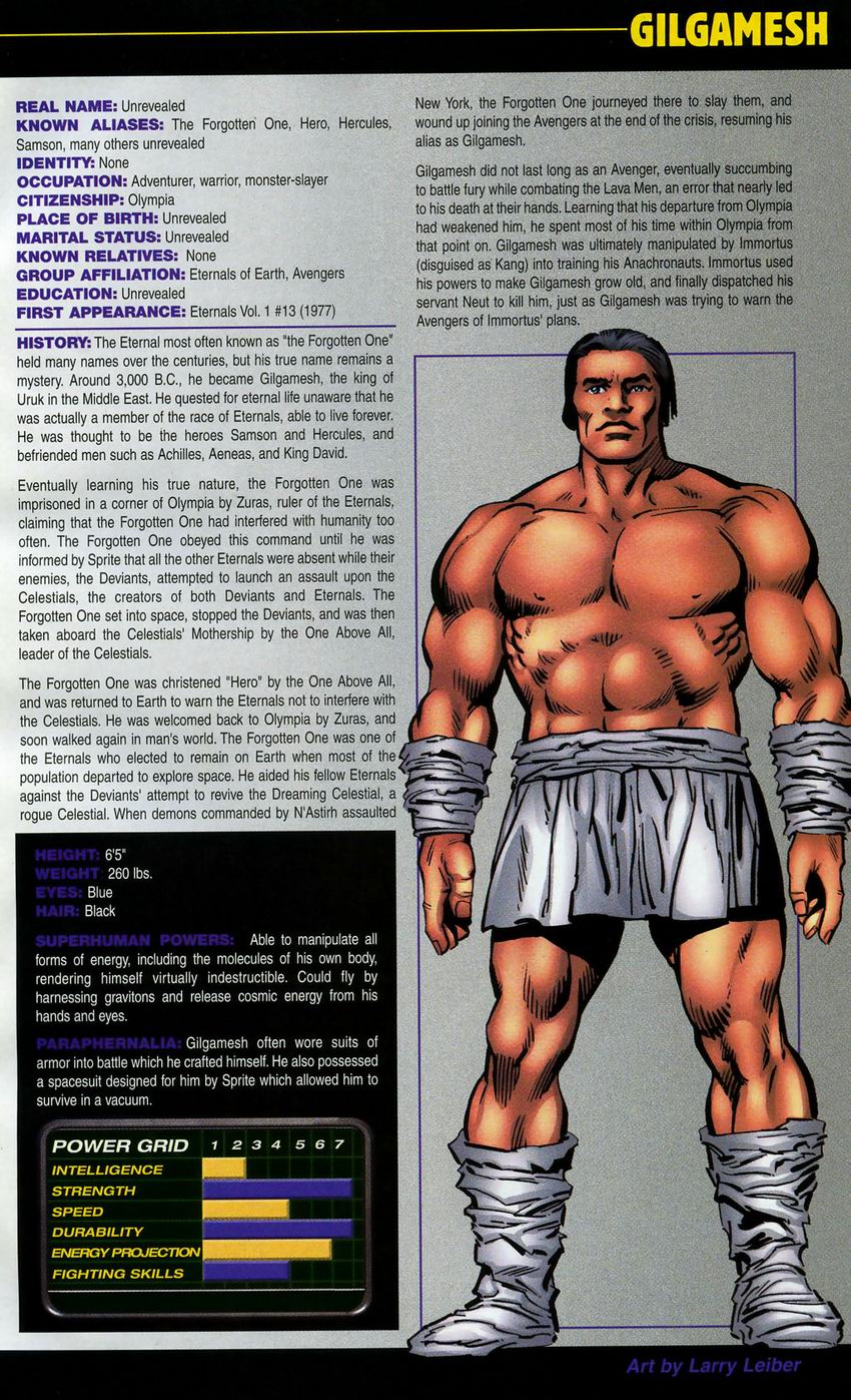 The Official Handbook of the Marvel Universe: Book of the Dead issue Full - Page 21