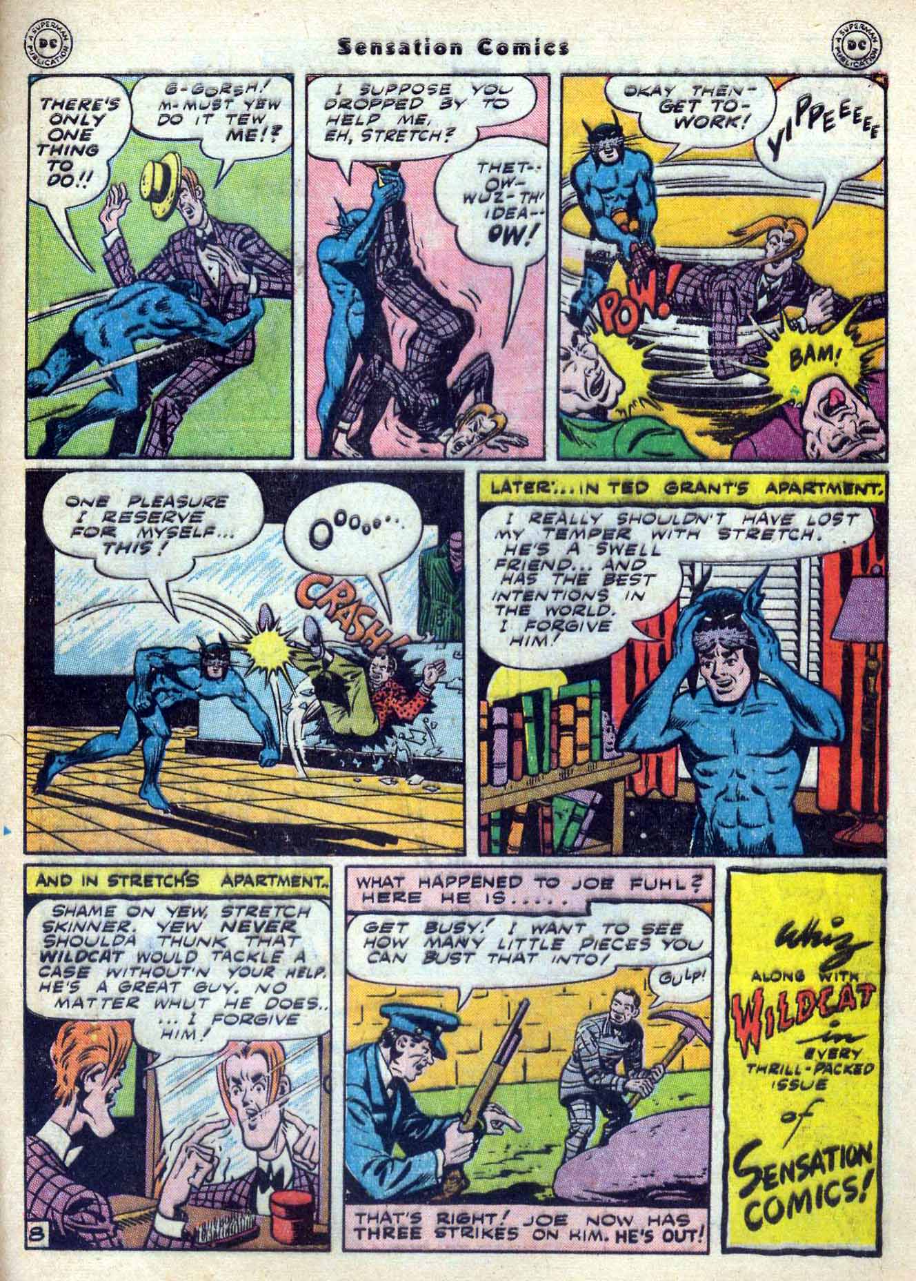 Read online Sensation (Mystery) Comics comic -  Issue #59 - 49