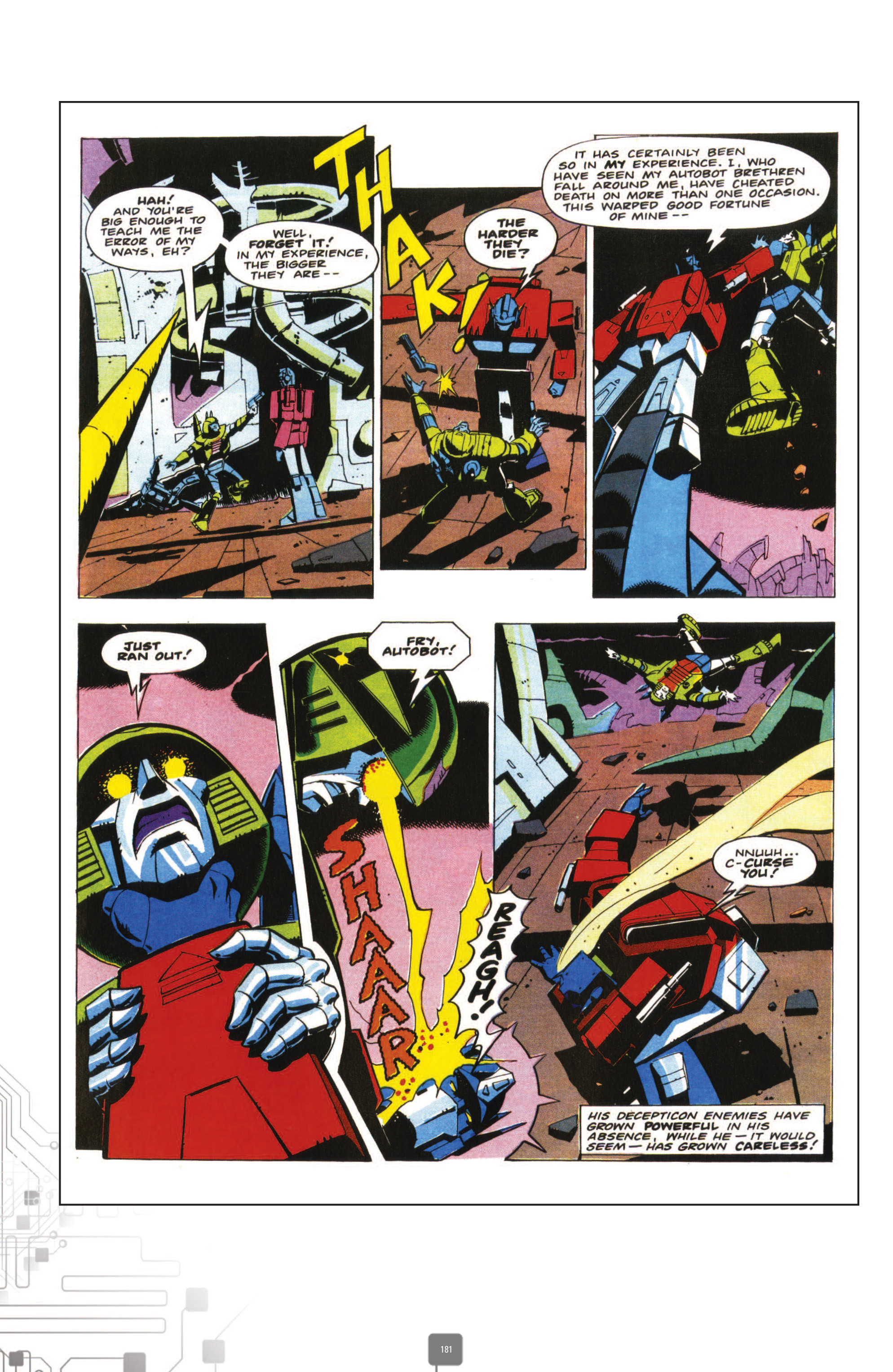 Read online The Transformers Classics UK comic -  Issue # TPB 3 - 182