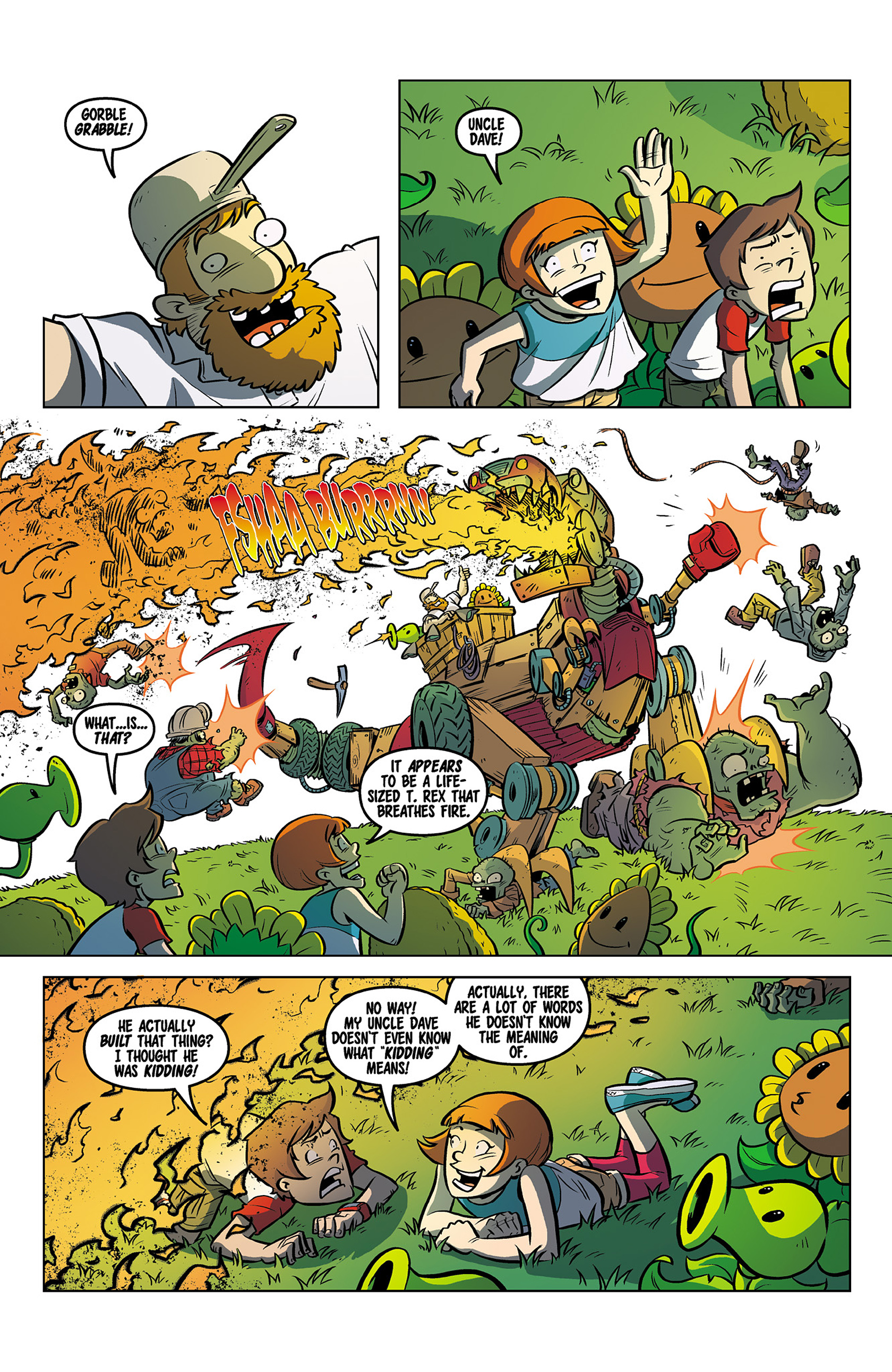 Read online Plants vs. Zombies: Lawnmageddon comic -  Issue #6 - 12