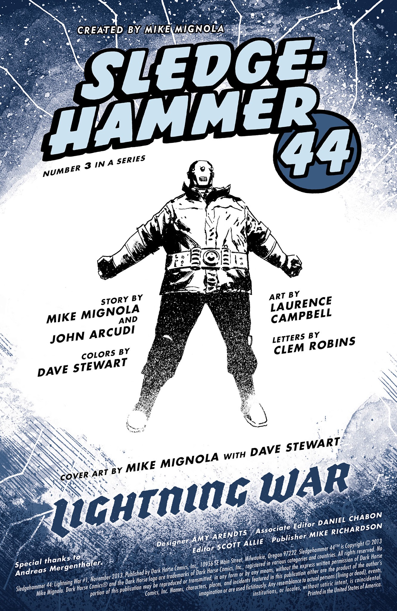 Read online Sledgehammer 44: Lightning War comic -  Issue #1 - 2