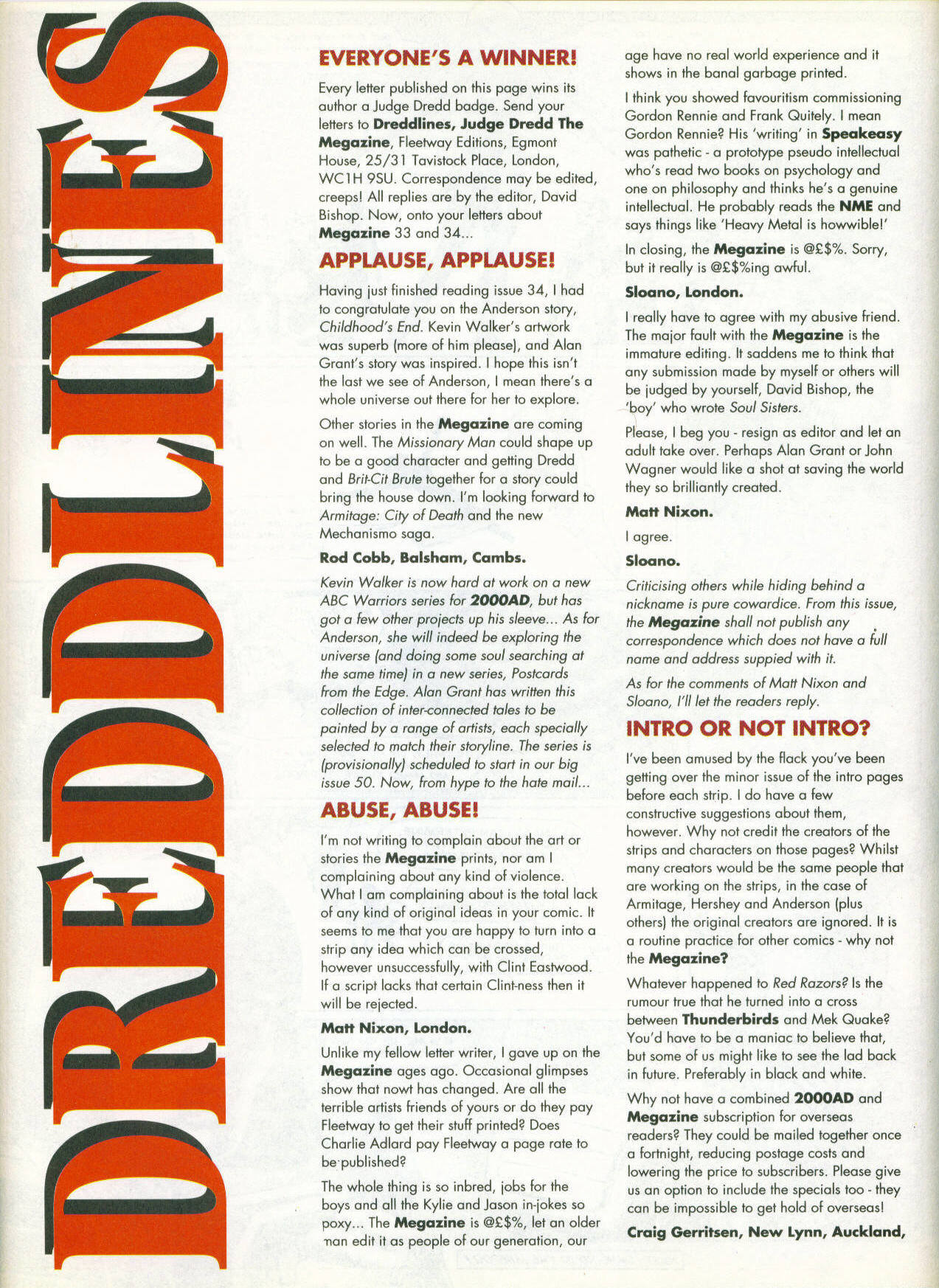 Read online Judge Dredd: The Megazine (vol. 2) comic -  Issue #38 - 22