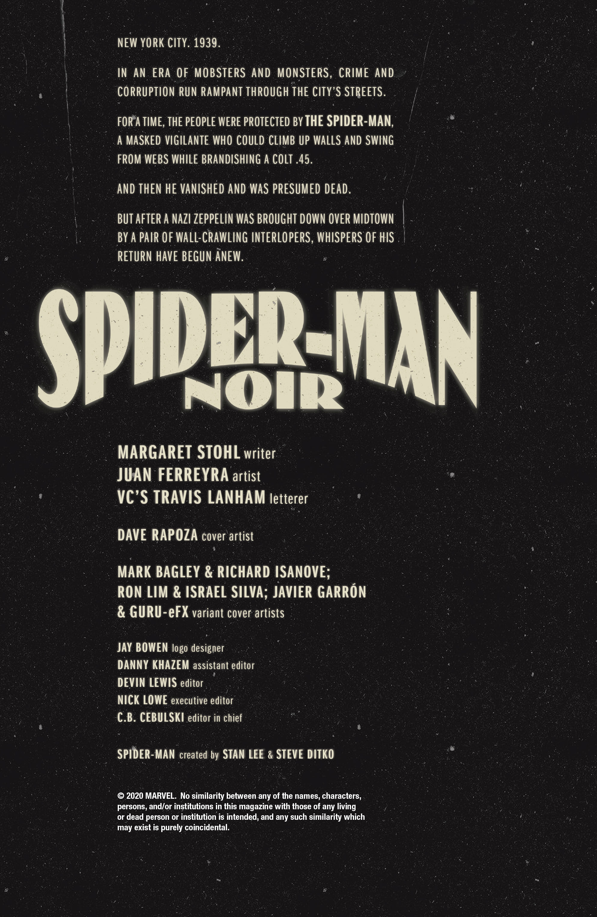 Read online Spider-Man Noir (2020) comic -  Issue #1 - 2