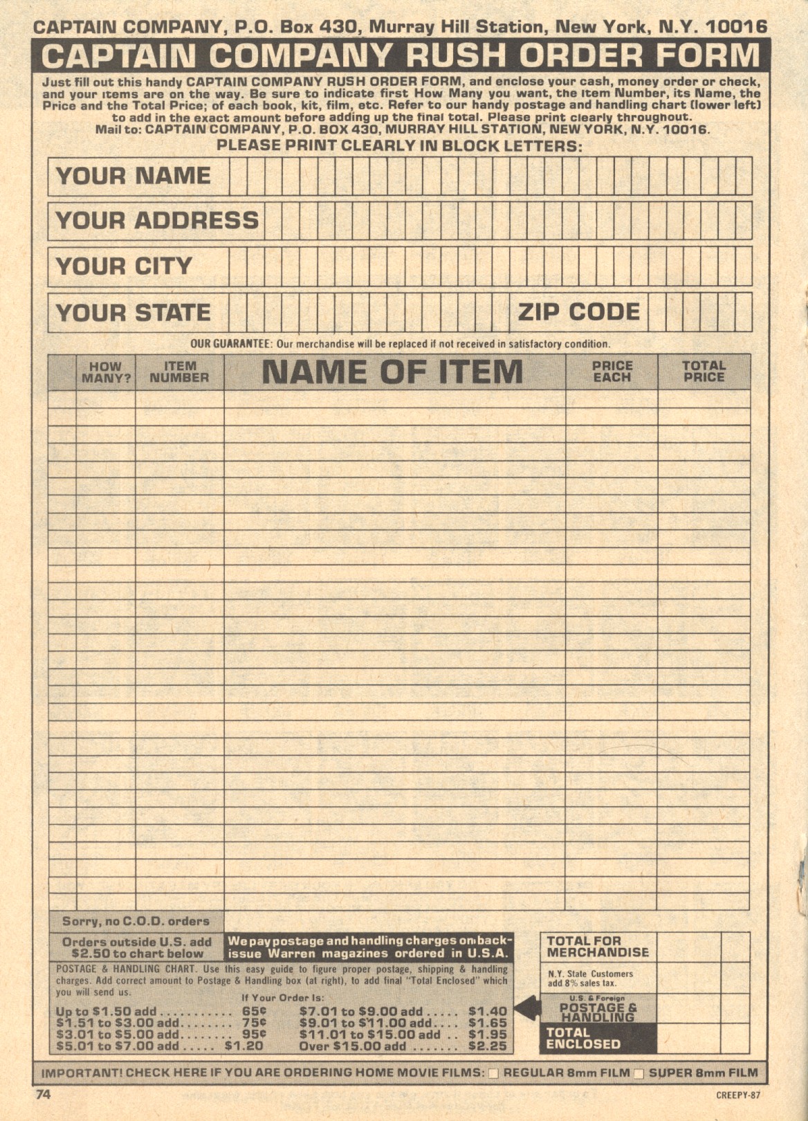 Read online Creepy (1964) comic -  Issue #87 - 63