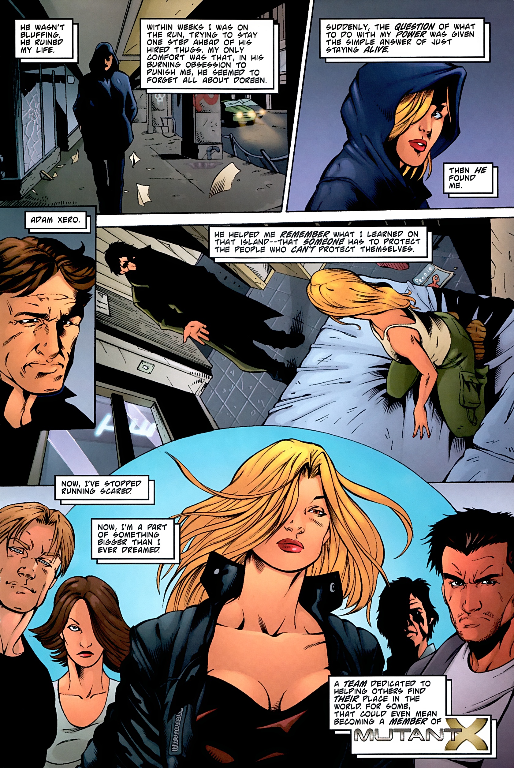 Read online Mutant X: Dangerous Decisions comic -  Issue # Full - 49