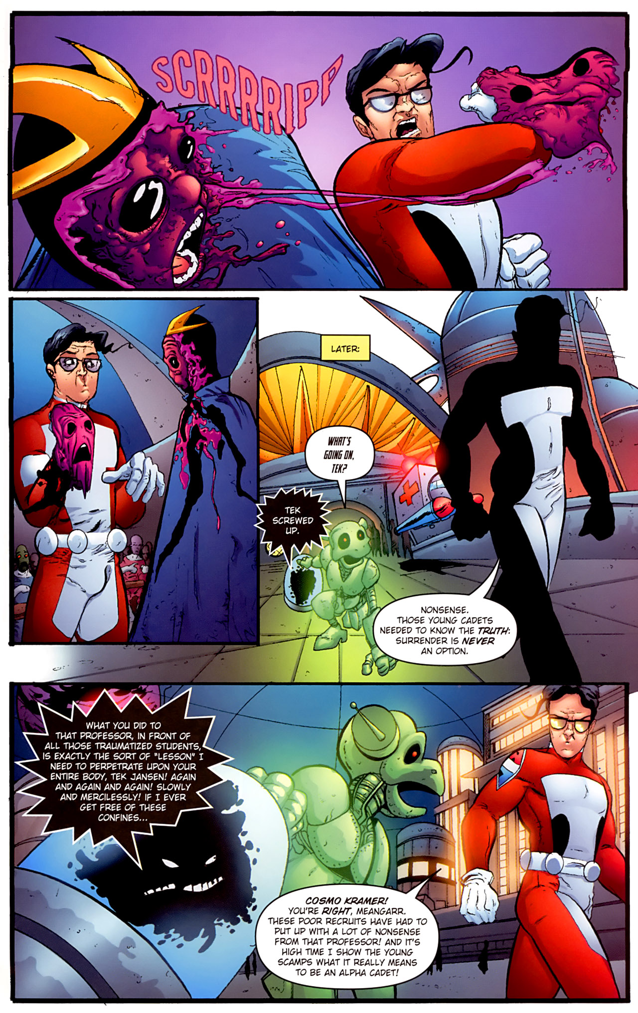 Read online Stephen Colbert's Tek Jansen comic -  Issue #2 - 10