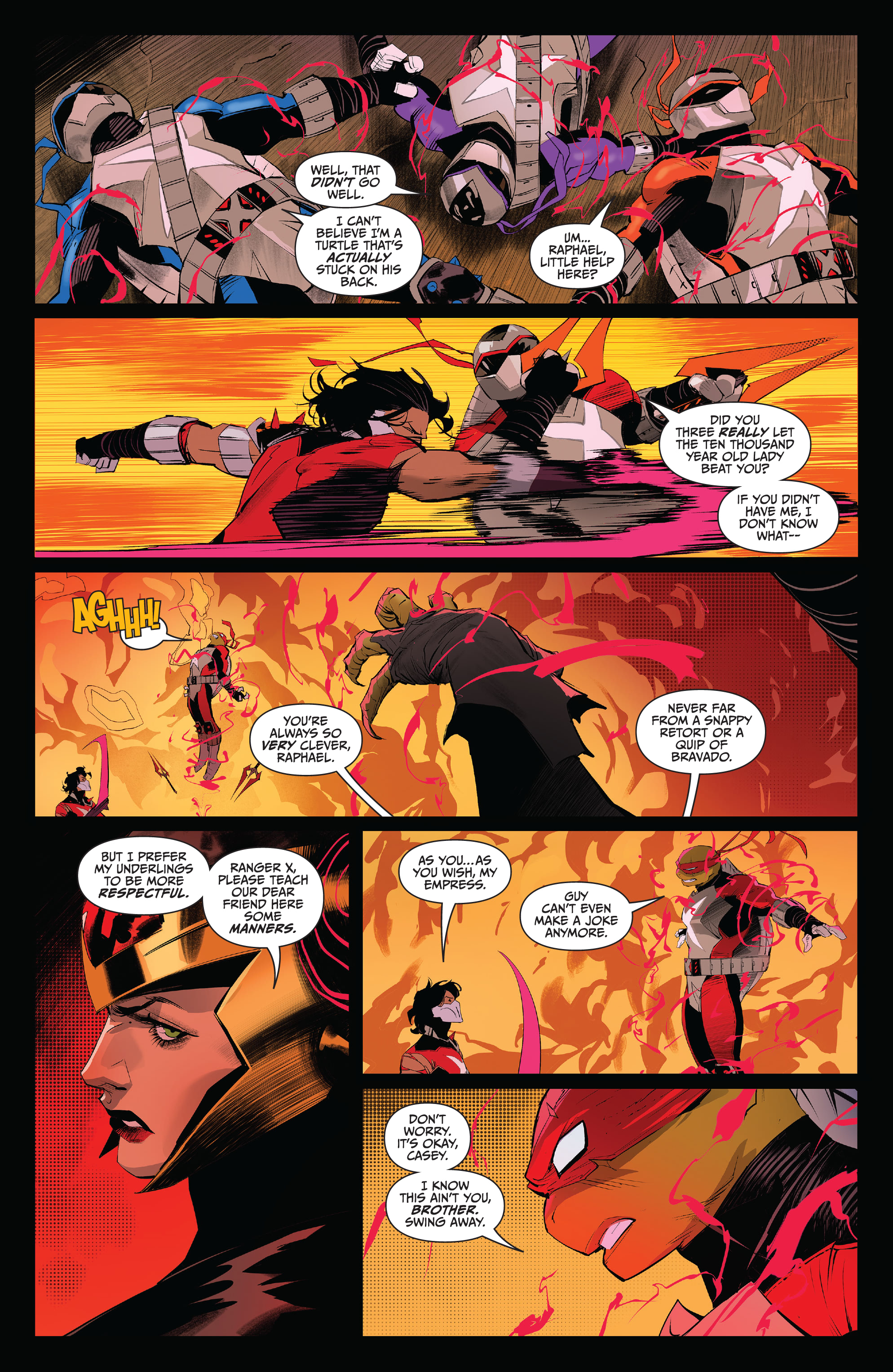 Read online Mighty Morphin Power Rangers/ Teenage Mutant Ninja Turtles II comic -  Issue #5 - 12