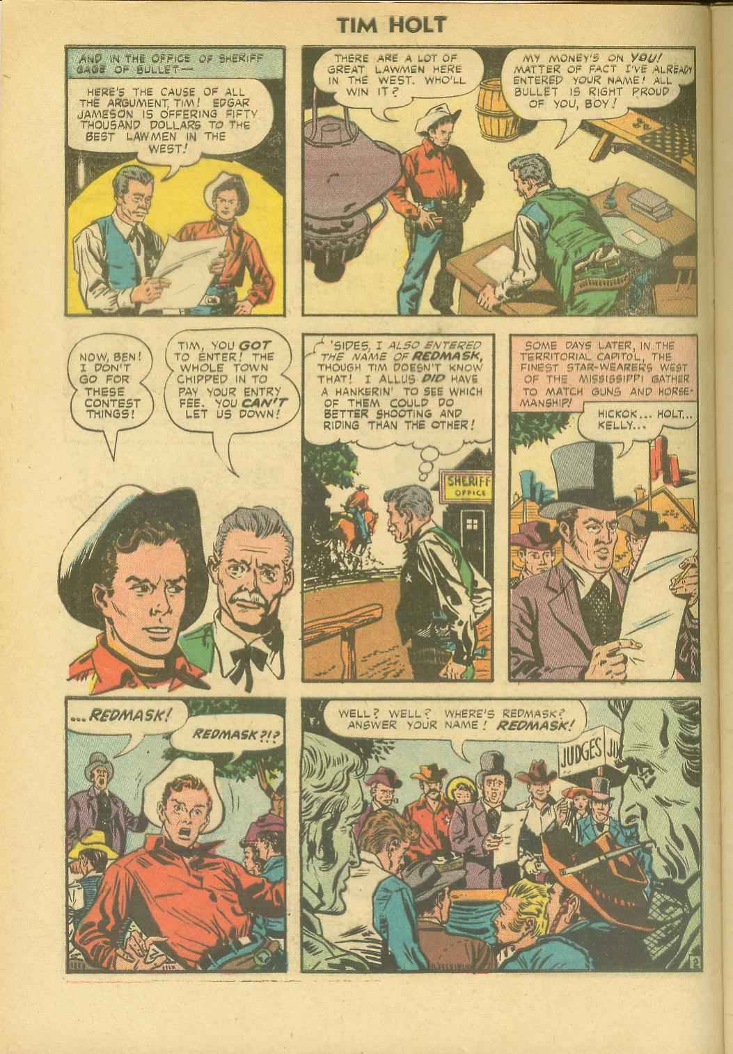 Read online Tim Holt comic -  Issue #36 - 4