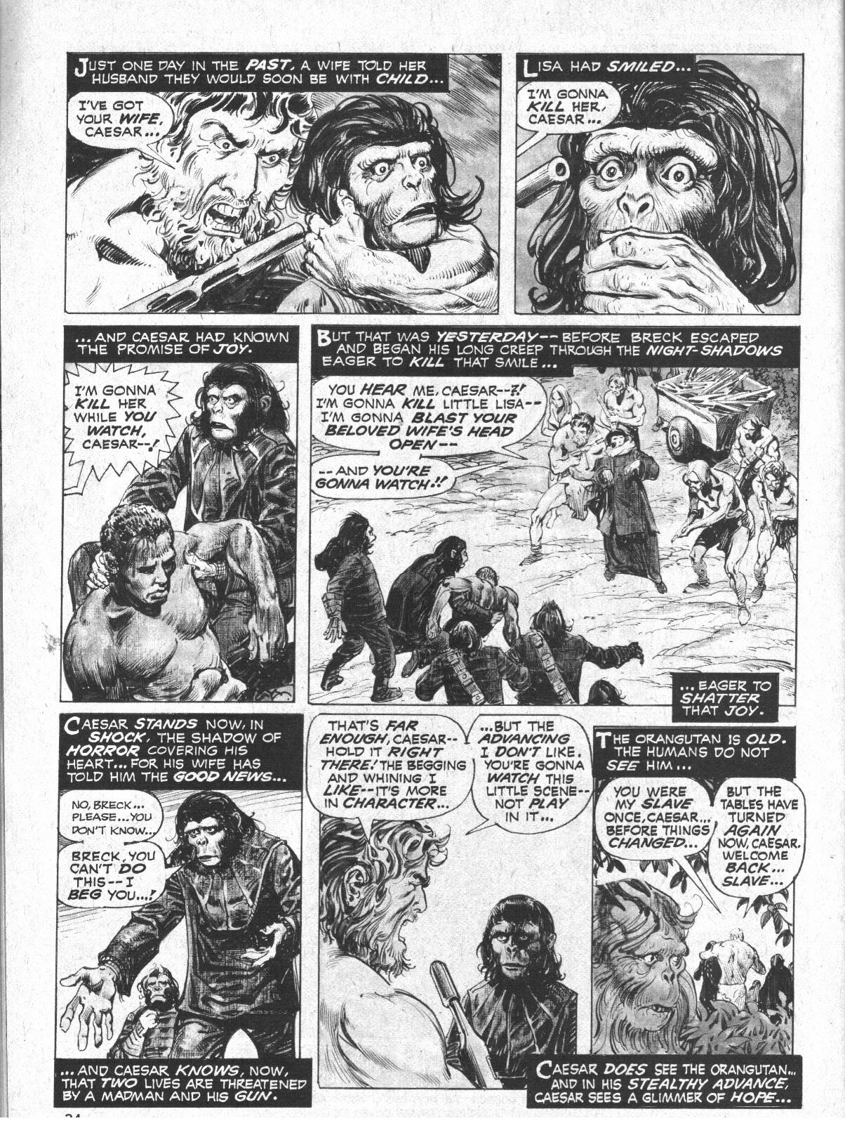 Read online Planet of the Apes comic -  Issue #22 - 35