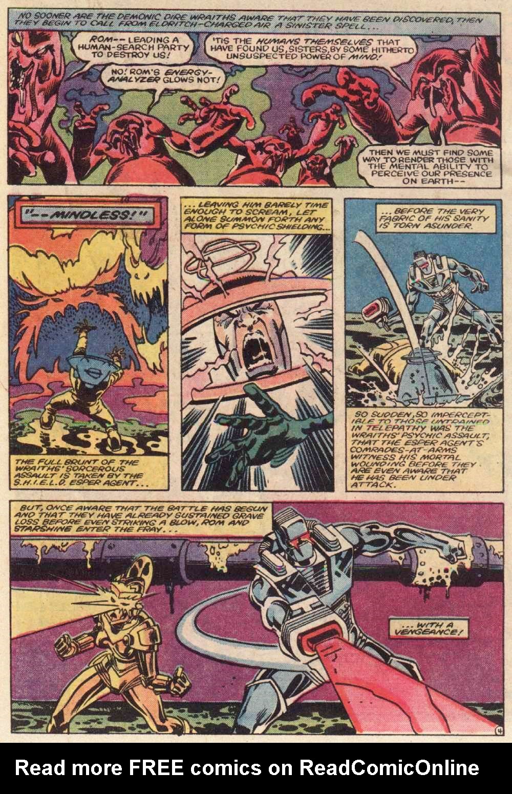 Read online ROM (1979) comic -  Issue #54 - 4