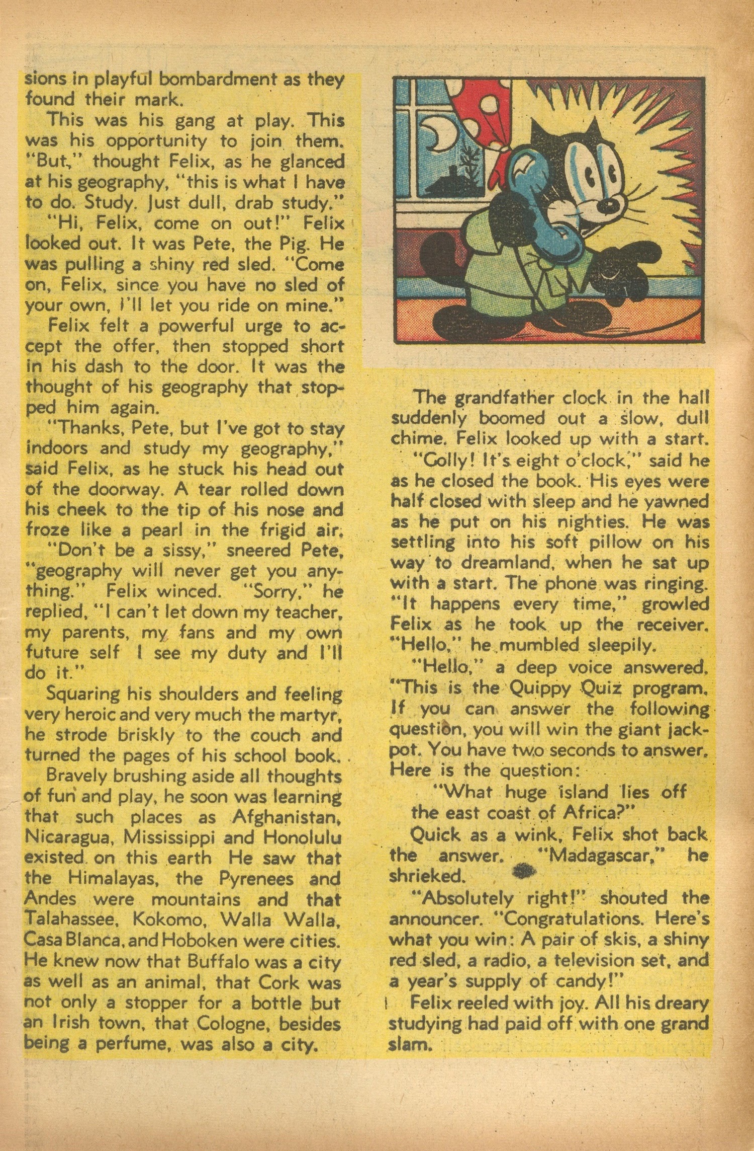 Read online Felix the Cat (1951) comic -  Issue #21 - 44
