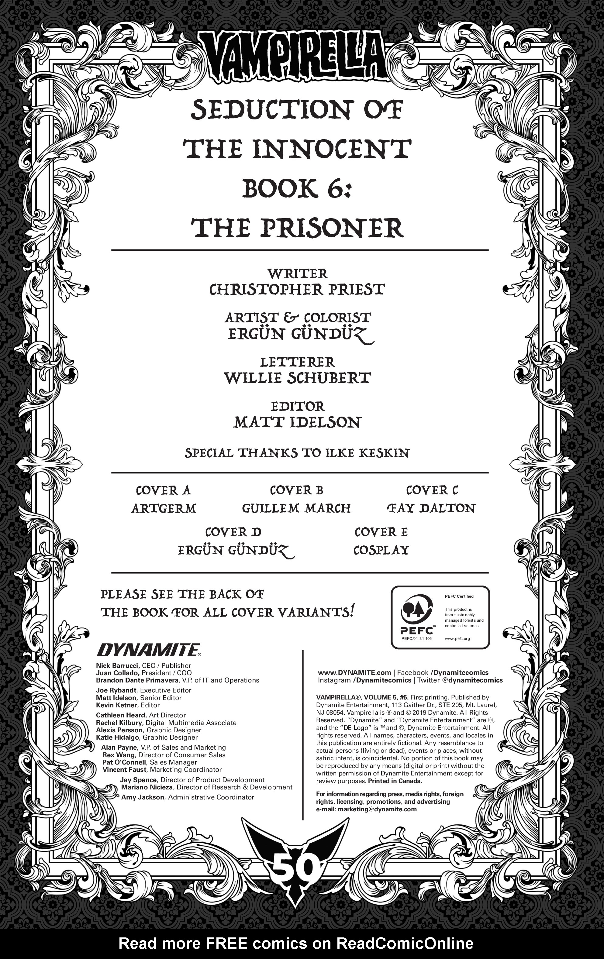 Read online Vampirella (2019) comic -  Issue #6 - 6