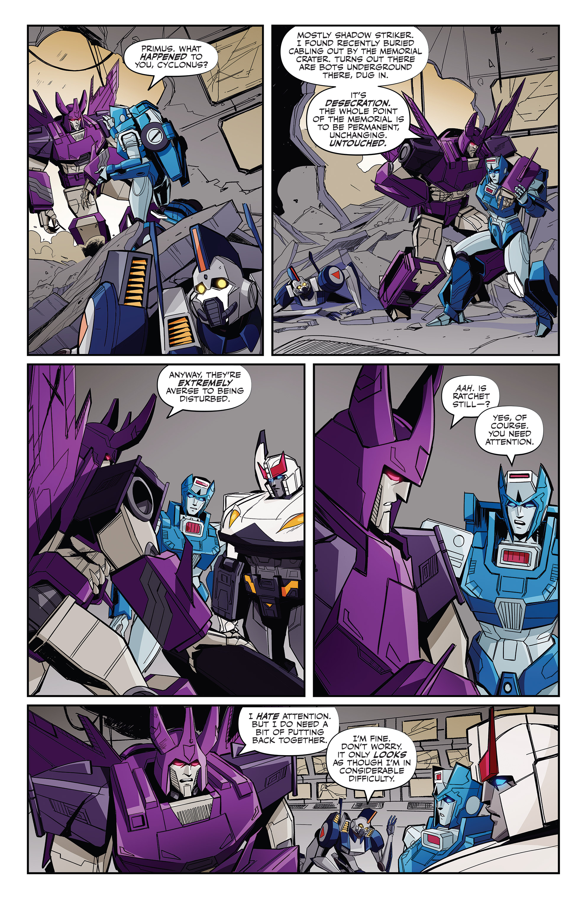 Read online Transformers (2019) comic -  Issue #8 - 22