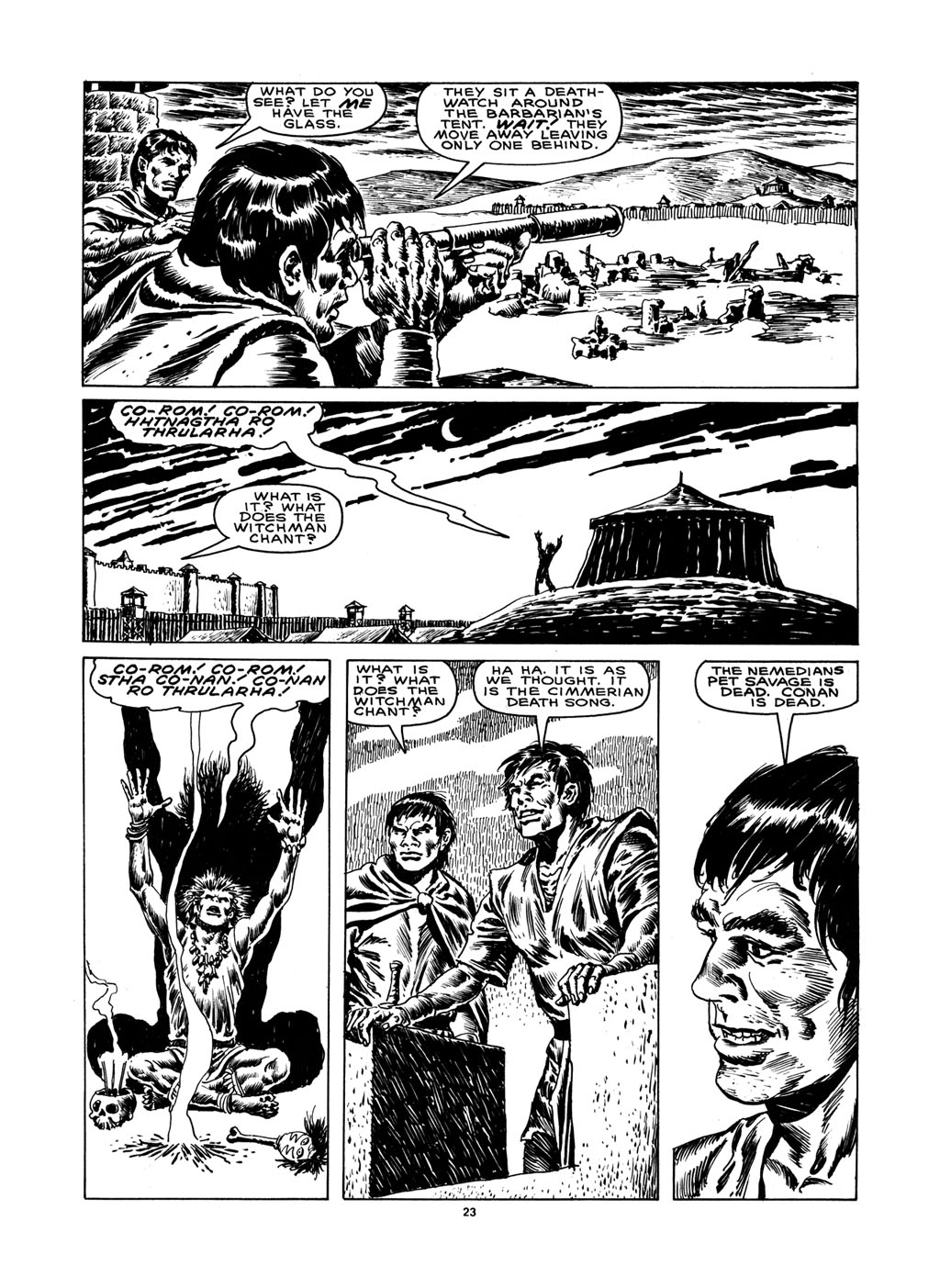 Read online The Savage Sword Of Conan comic -  Issue #148 - 22