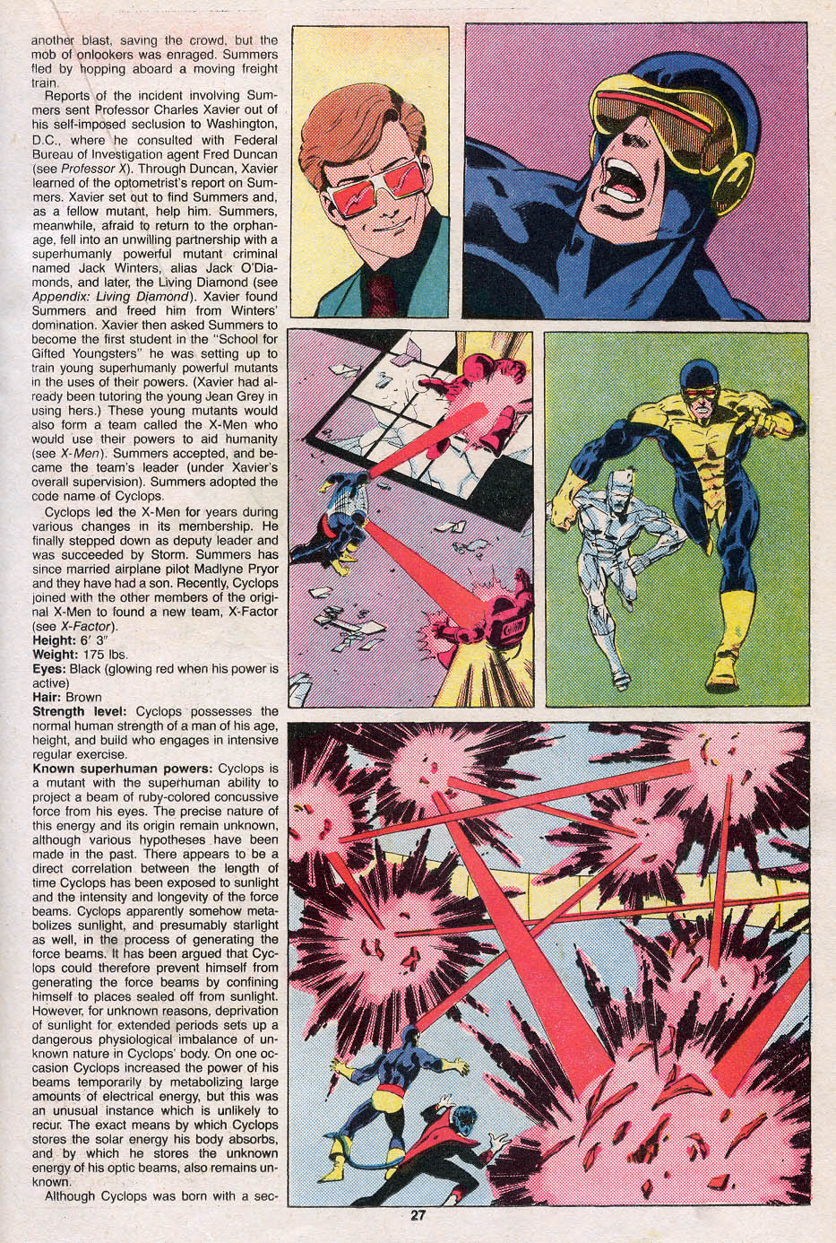 Read online The Official Handbook of the Marvel Universe Deluxe Edition comic -  Issue #3 - 29