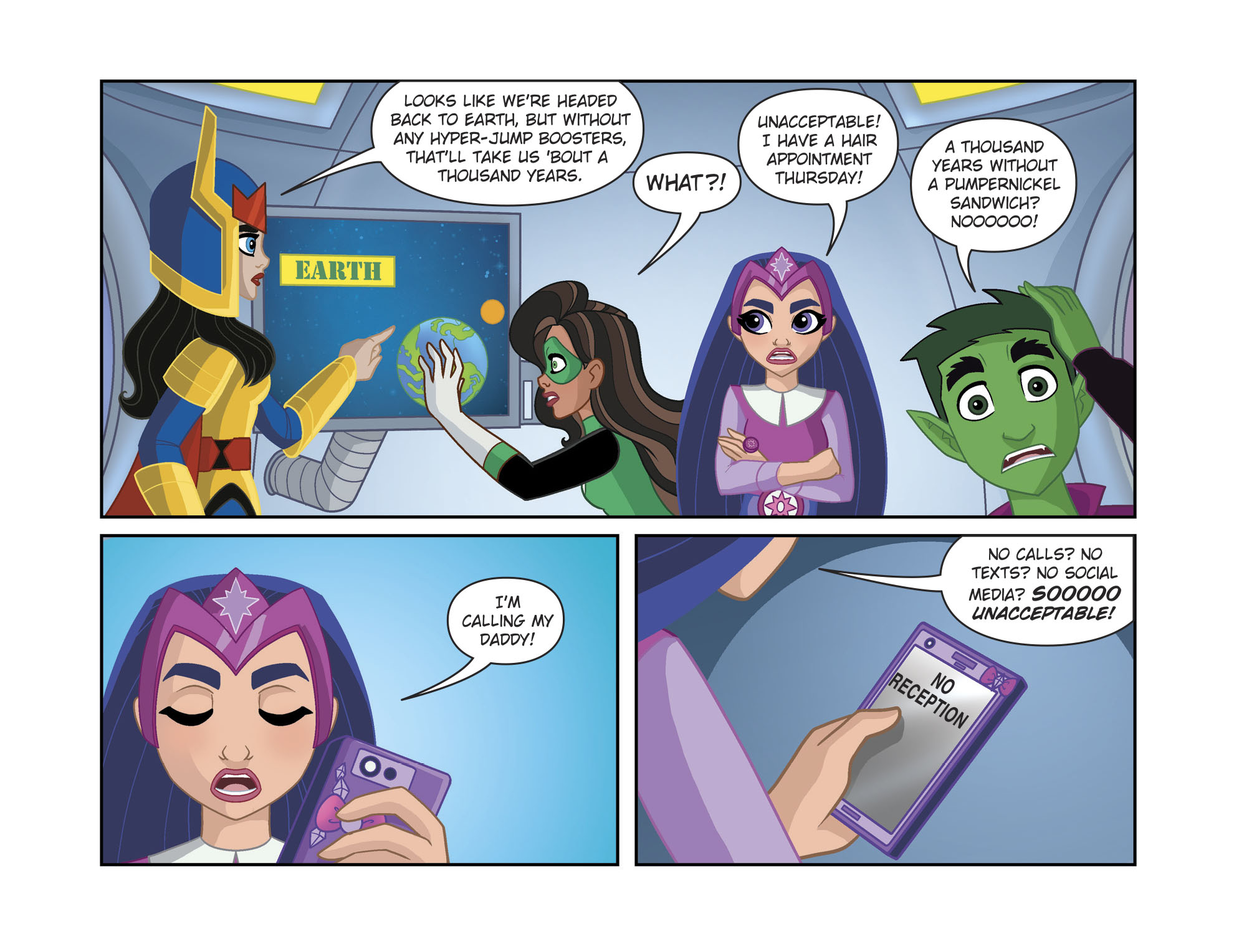 Read online DC Super Hero Girls: Spaced Out comic -  Issue #6 - 5