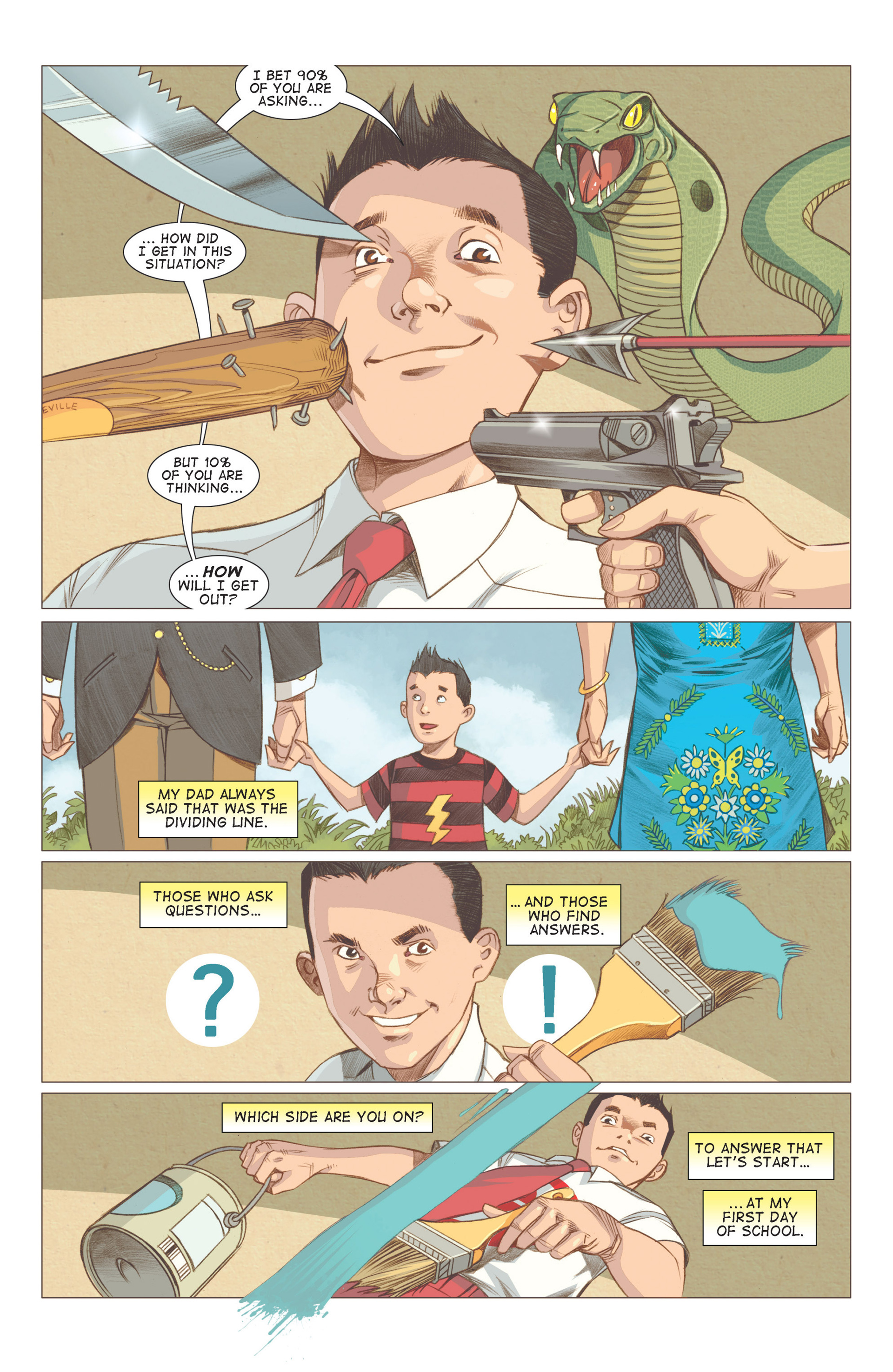 Read online Five Weapons comic -  Issue #1 - 3