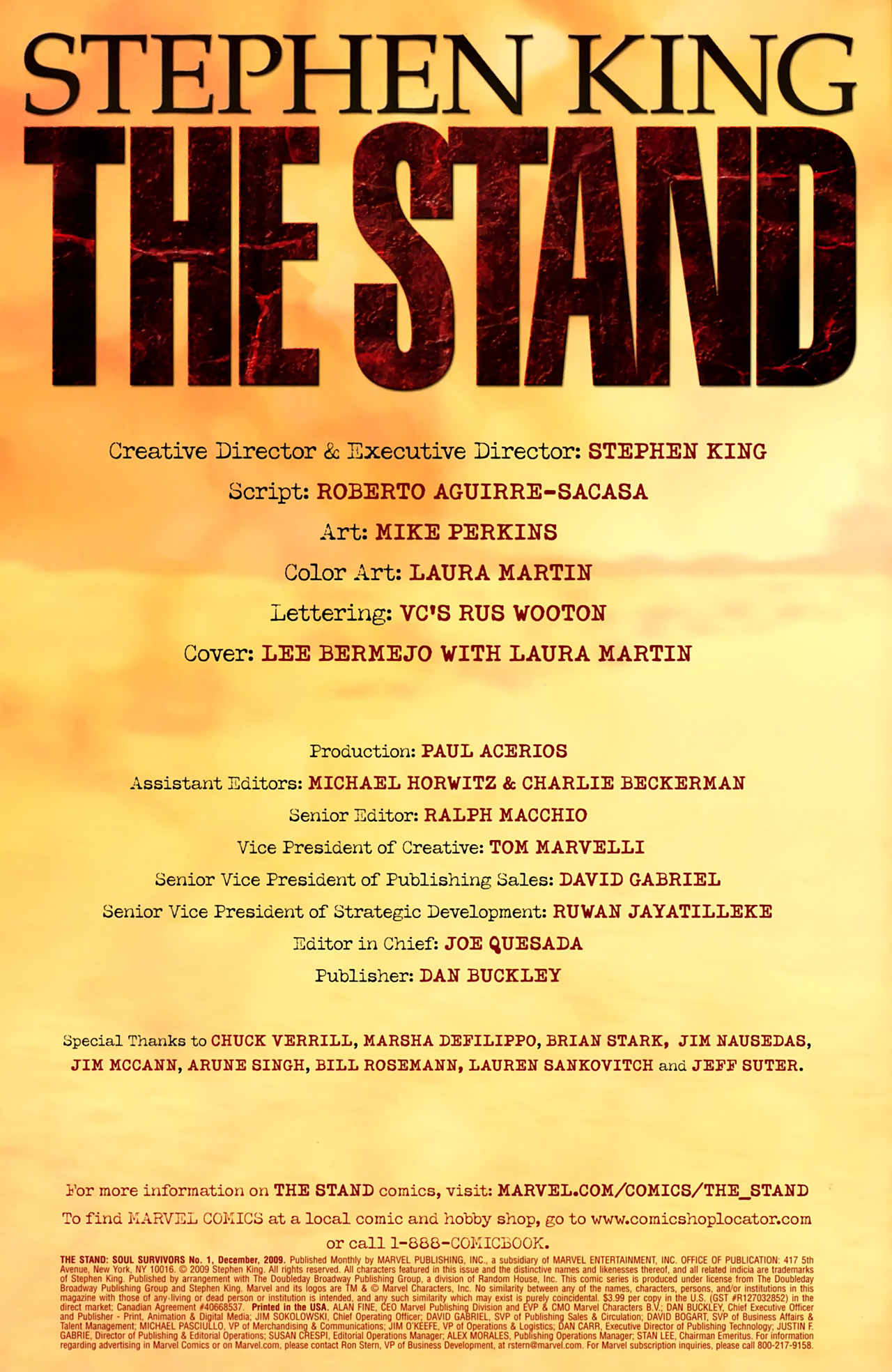 Read online The Stand: Soul Survivors comic -  Issue #1 - 2