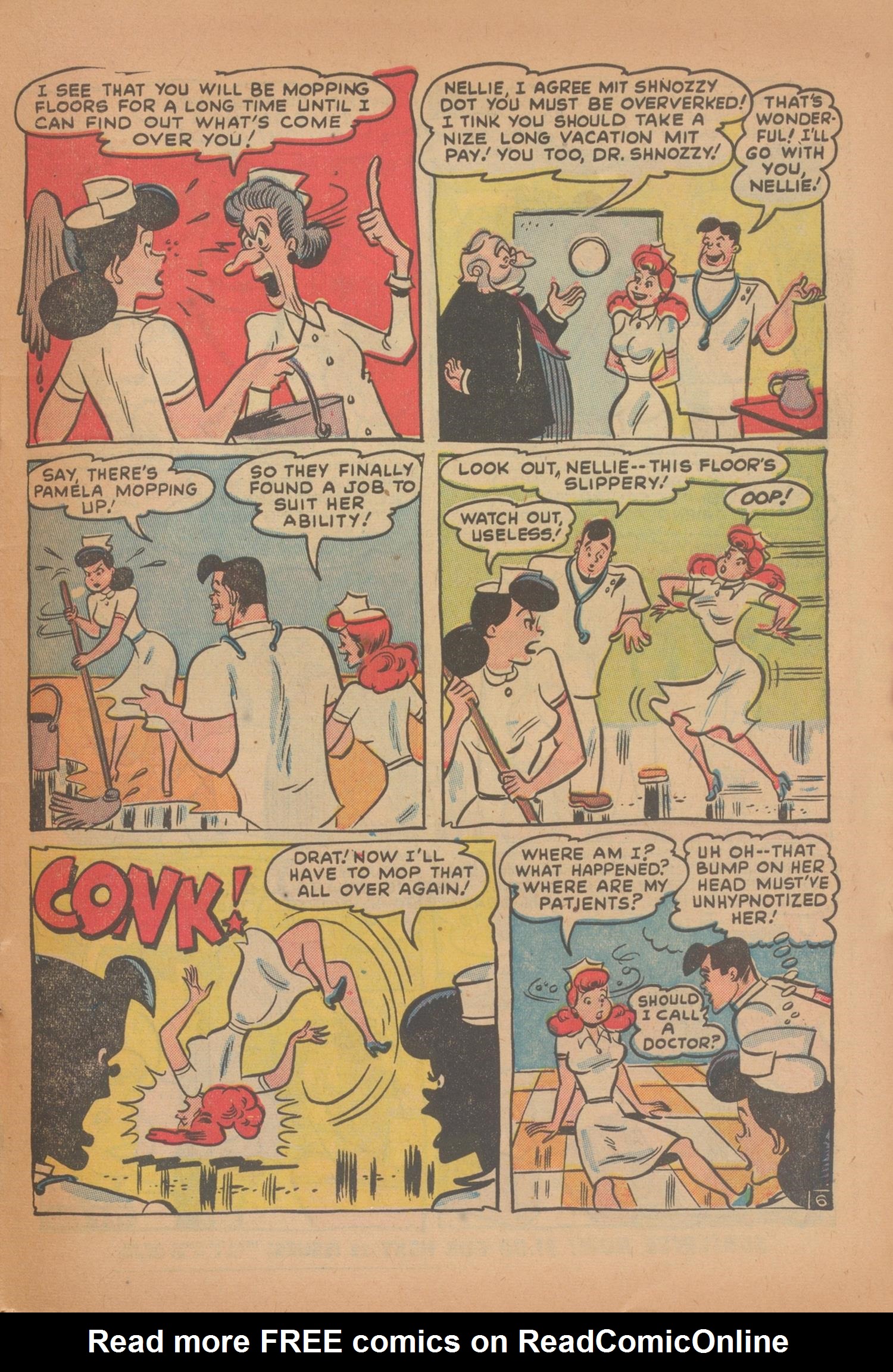 Read online Nellie The Nurse (1945) comic -  Issue #28 - 31