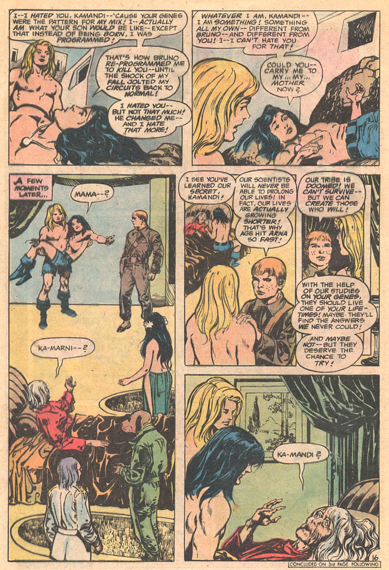 Read online Kamandi, The Last Boy On Earth comic -  Issue #51 - 17