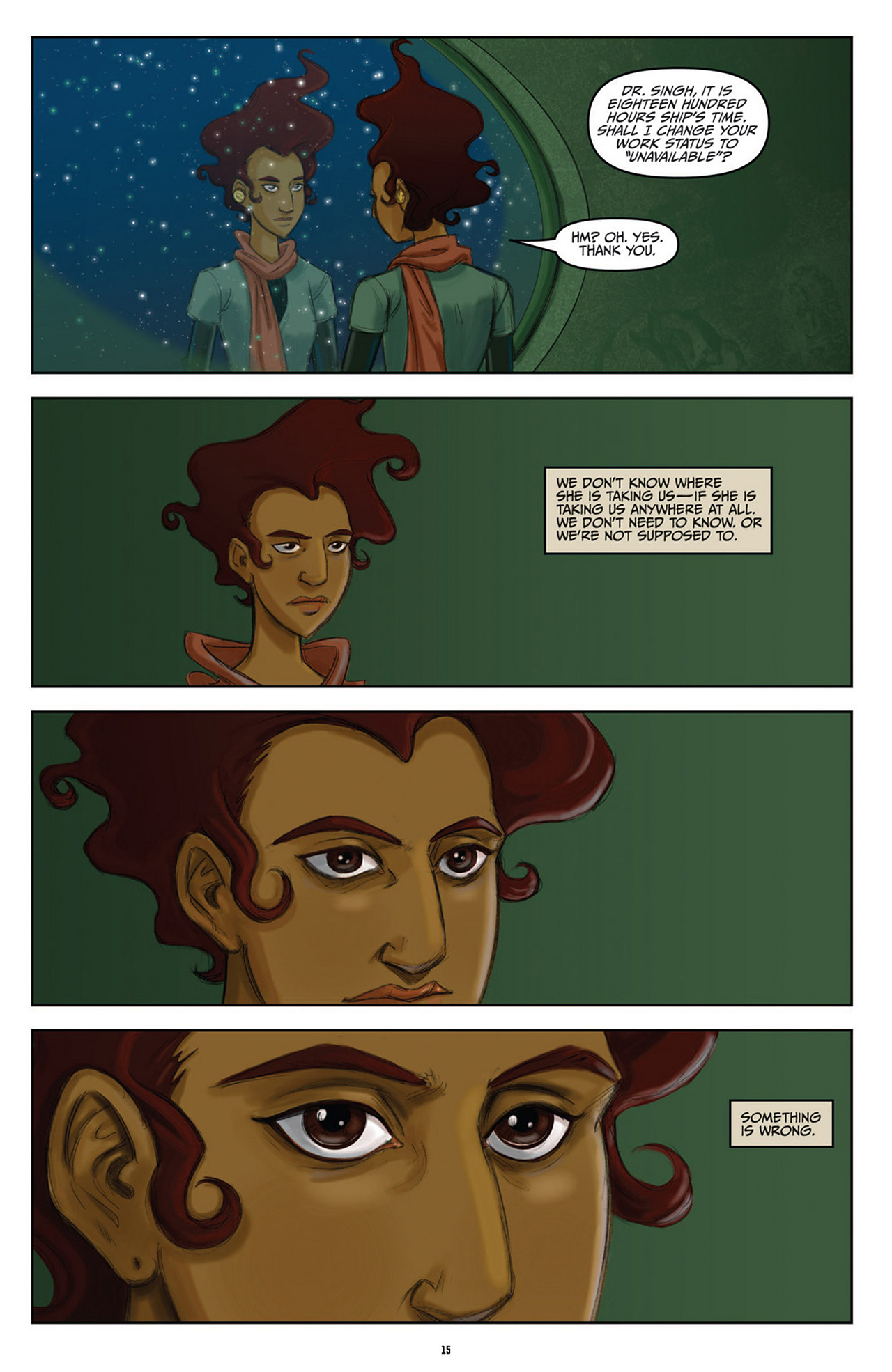 Read online Womanthology: Space comic -  Issue #3 - 16