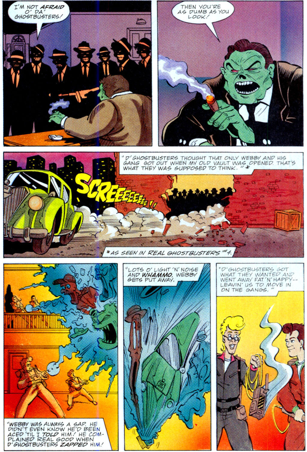 Read online Real Ghostbusters comic -  Issue #7 - 8