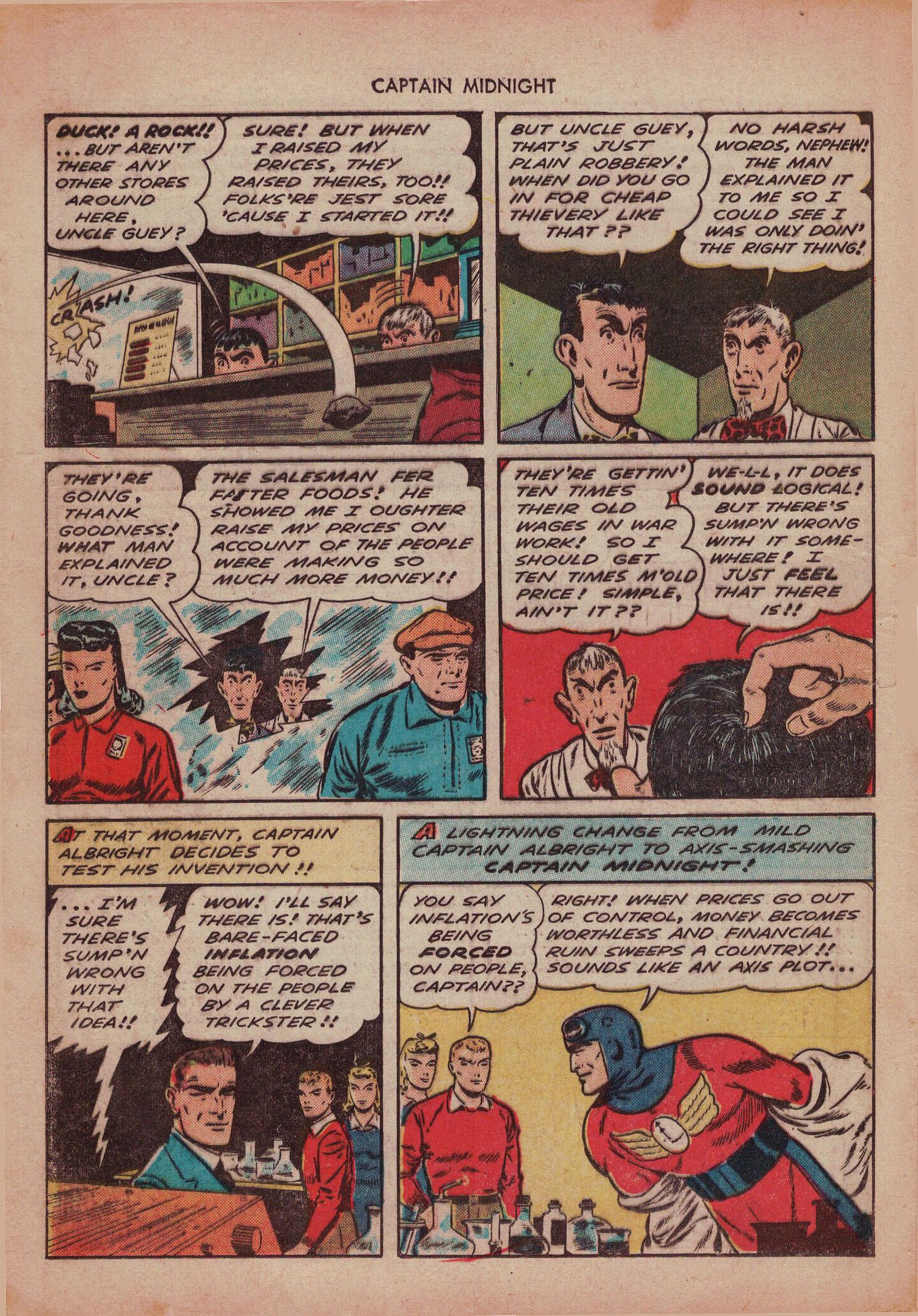 Read online Captain Midnight (1942) comic -  Issue #15 - 24