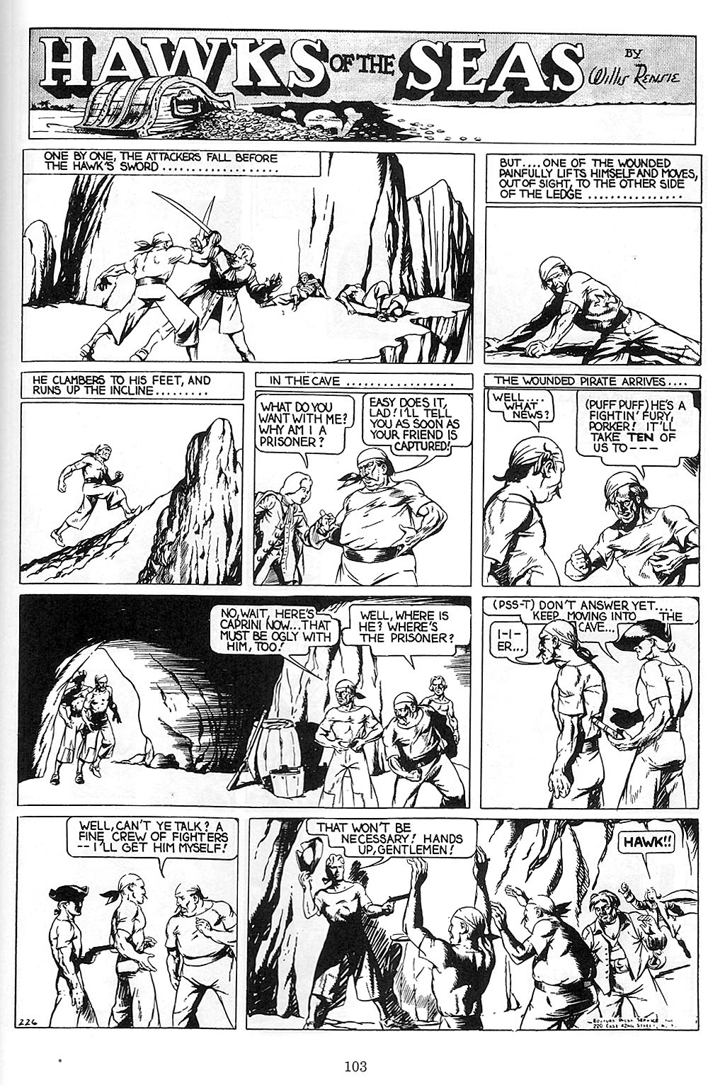 Read online Will Eisner's Hawks of the Seas comic -  Issue # TPB - 104