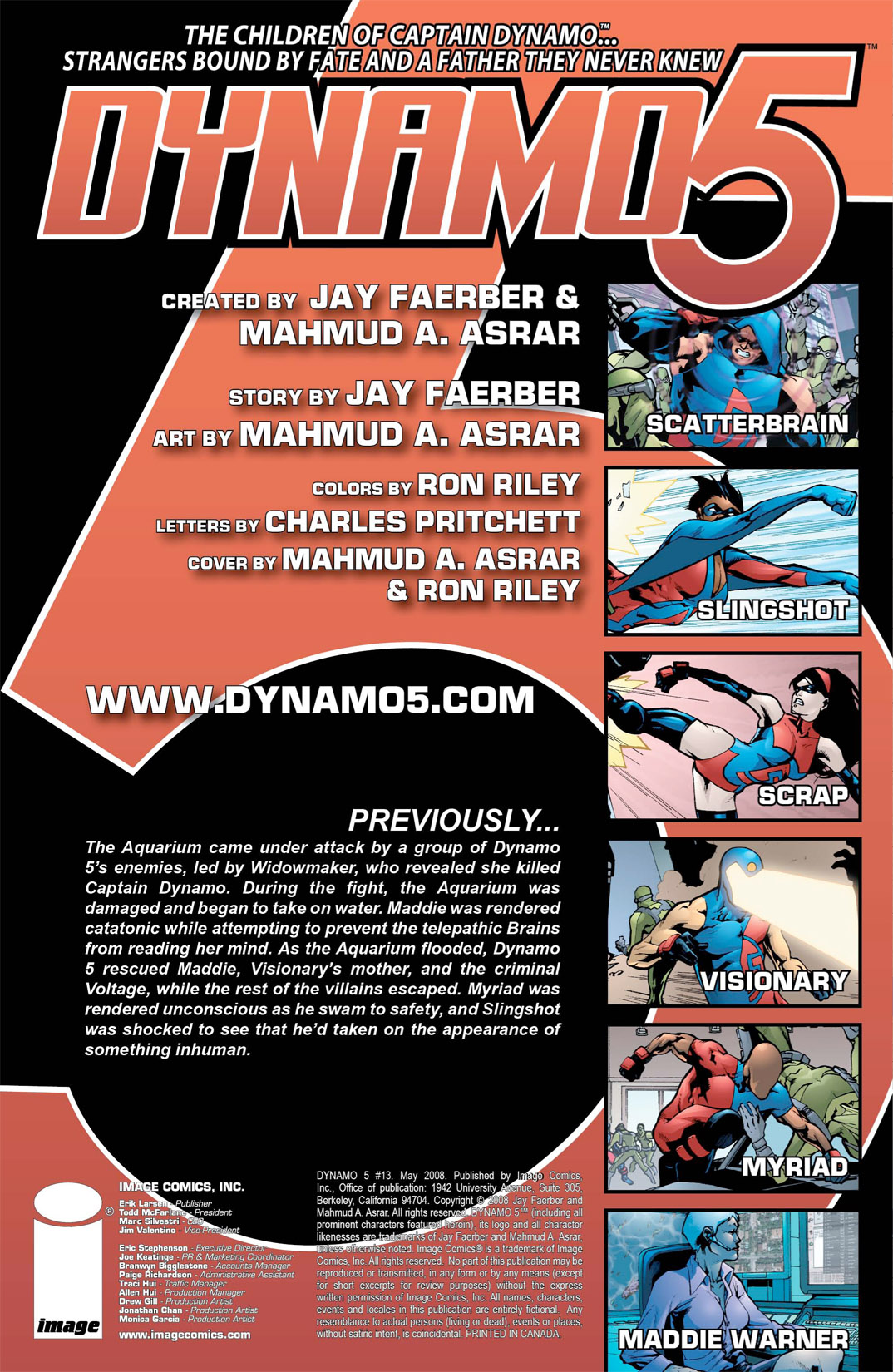 Read online Dynamo 5 comic -  Issue #13 - 2