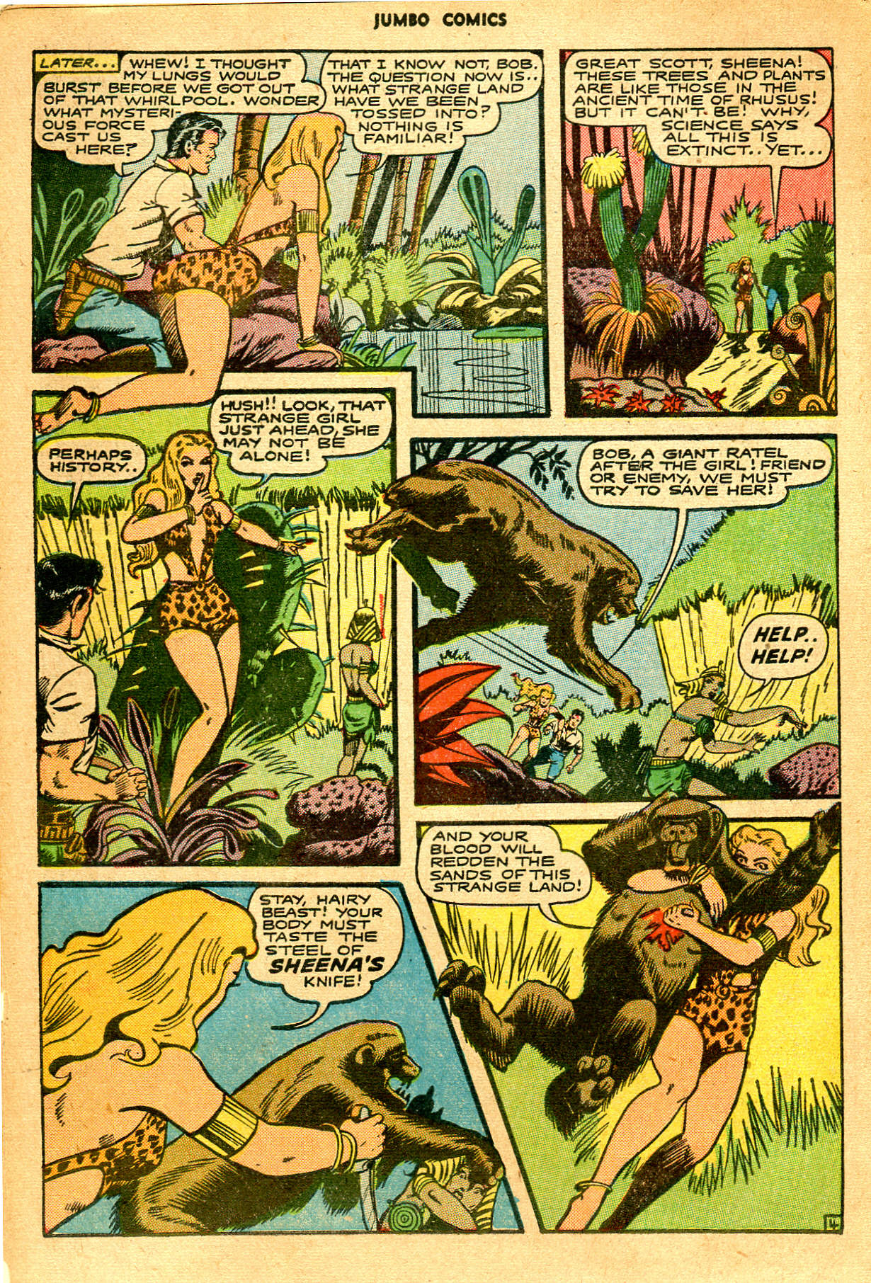 Read online Jumbo Comics comic -  Issue #84 - 6