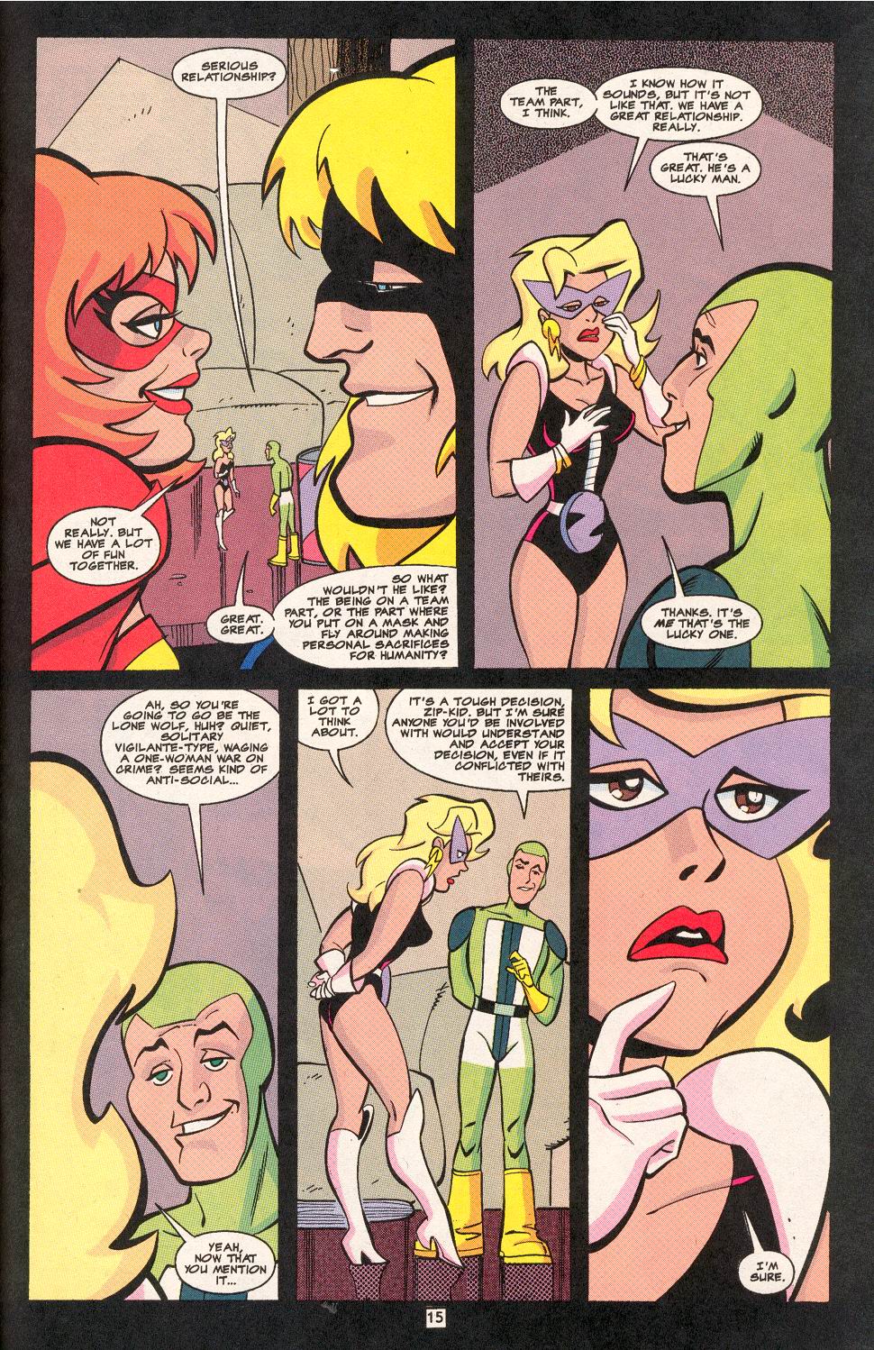 Read online Young Heroes in Love comic -  Issue #4 - 16