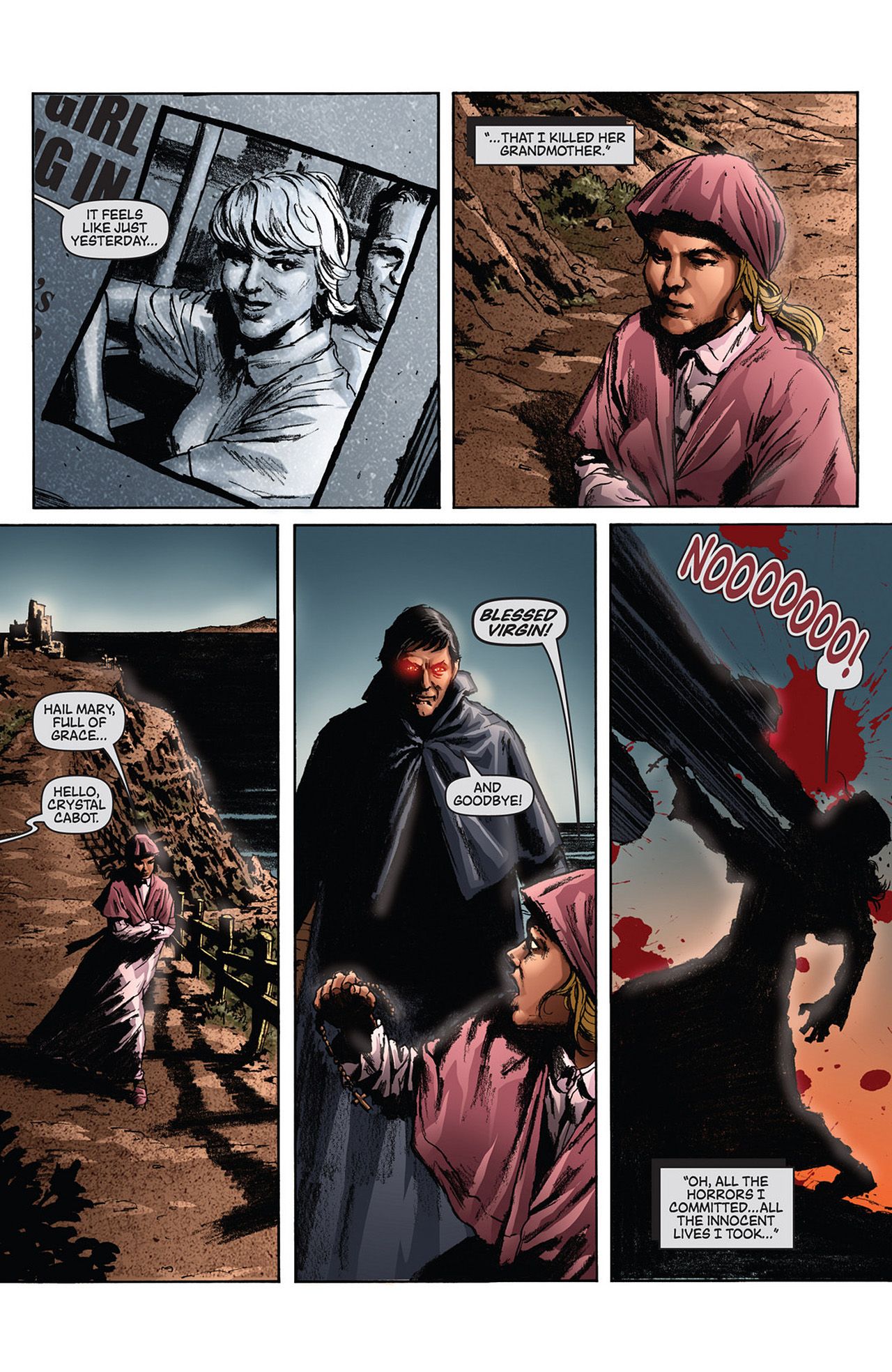 Read online Dark Shadows/Vampirella comic -  Issue #1 - 13