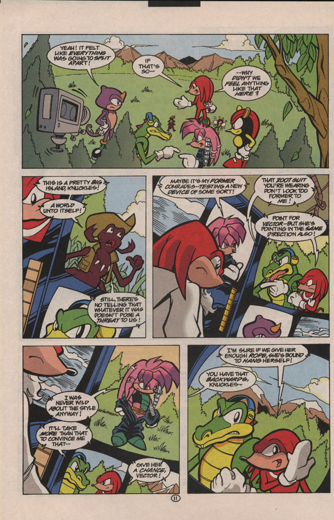 Read online Knuckles the Echidna comic -  Issue #4 - 16