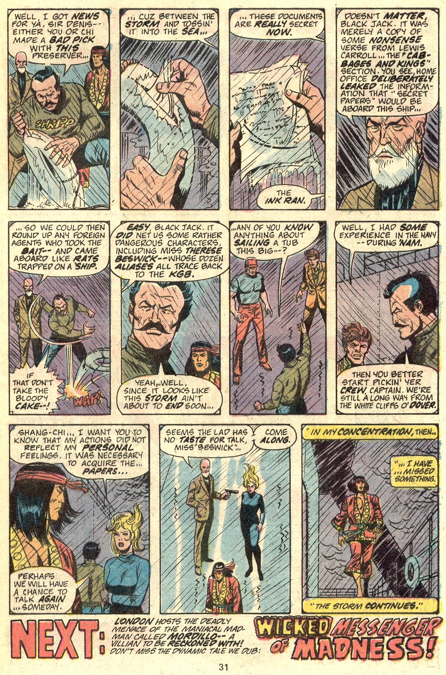 Read online Master of Kung Fu (1974) comic -  Issue #32 - 19