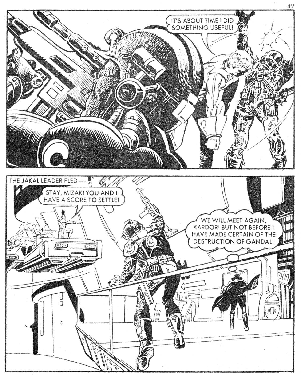 Read online Starblazer comic -  Issue #106 - 49