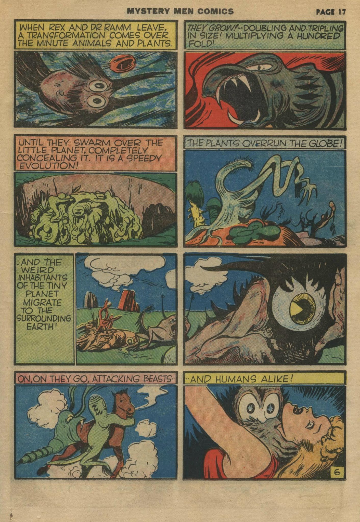 Read online Mystery Men Comics comic -  Issue #15 - 19