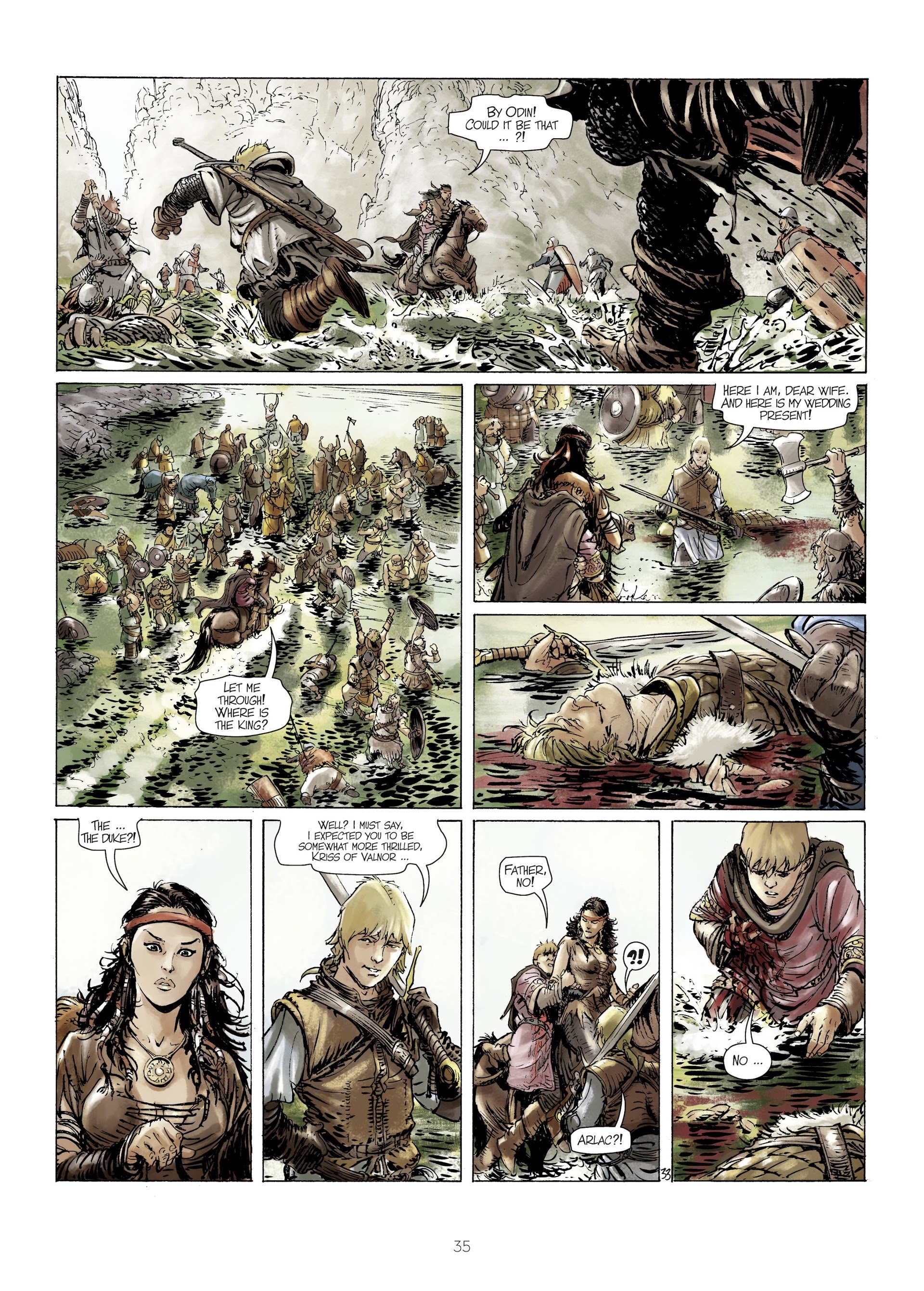 Read online Kriss of Valnor: Red as the Raheborg comic -  Issue # Full - 37