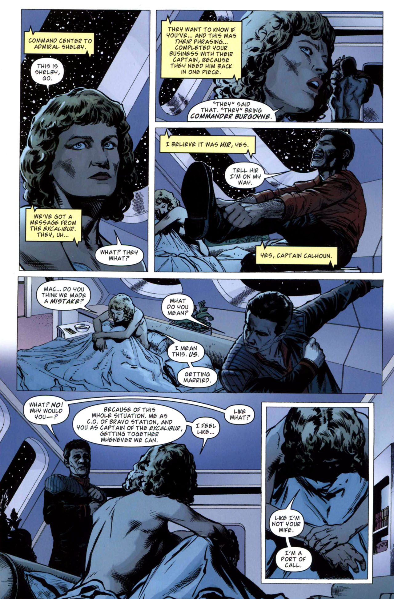 Read online Star Trek: New Frontier comic -  Issue #1 - 12