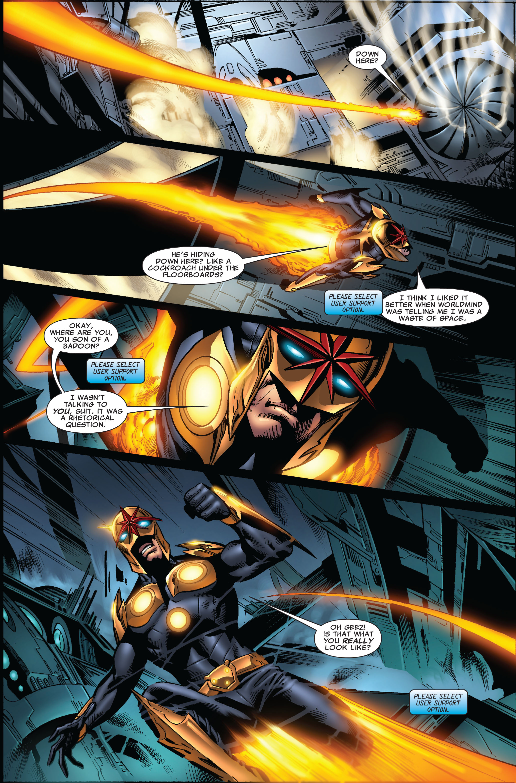 Read online Nova (2007) comic -  Issue #15 - 12