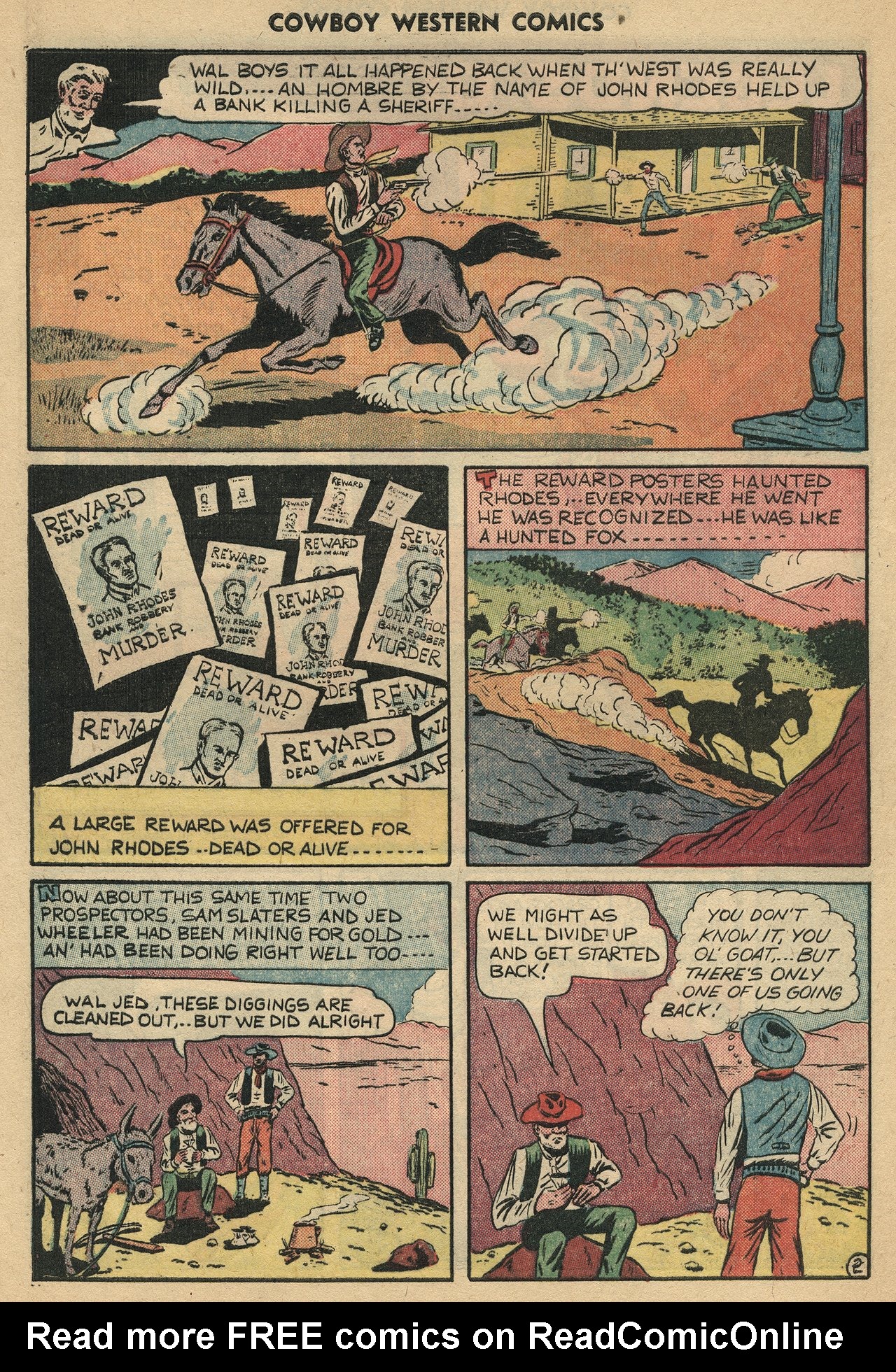 Read online Cowboy Western Comics (1948) comic -  Issue #34 - 28