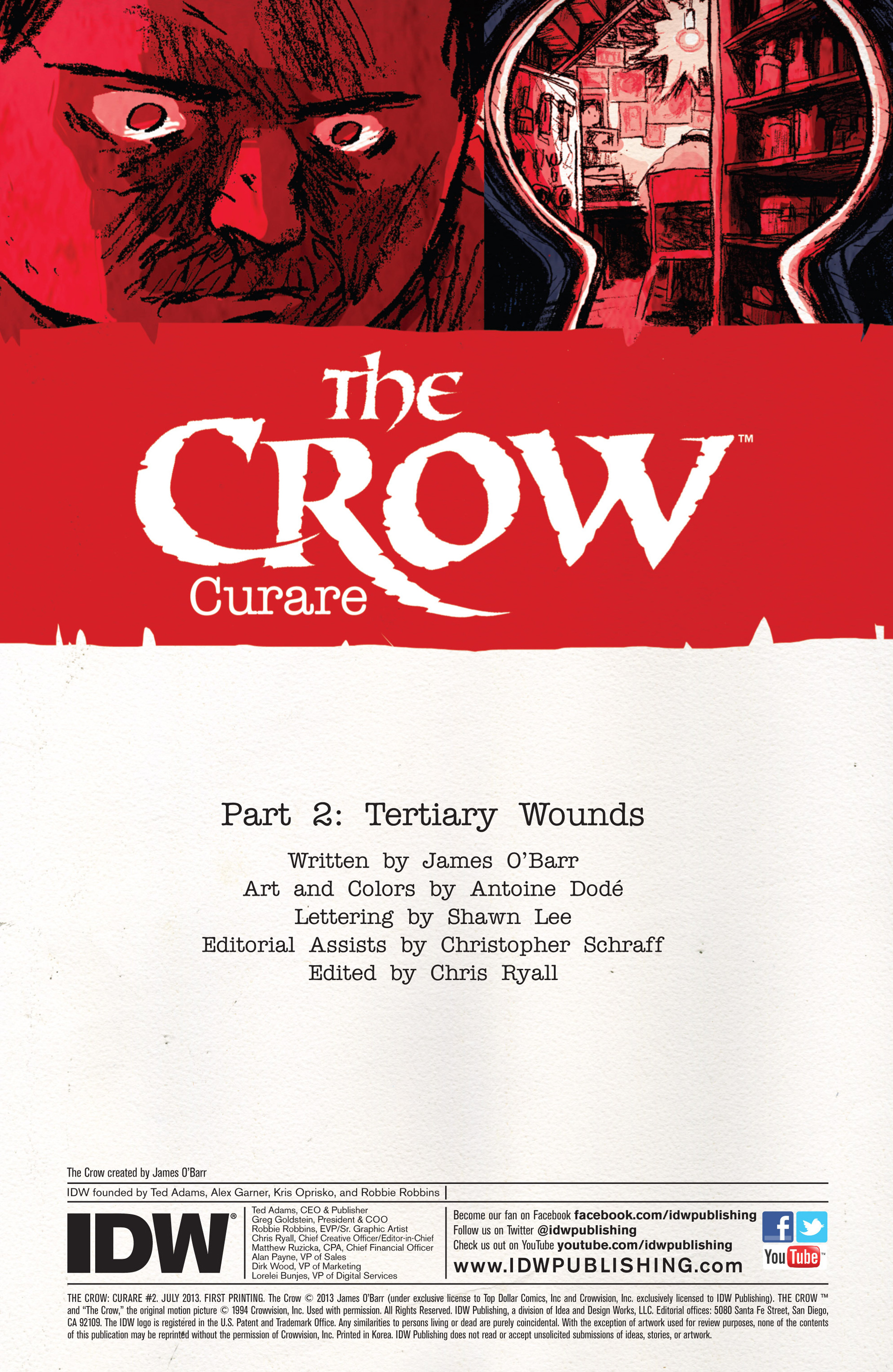 Read online The Crow: Curare comic -  Issue #2 - 2
