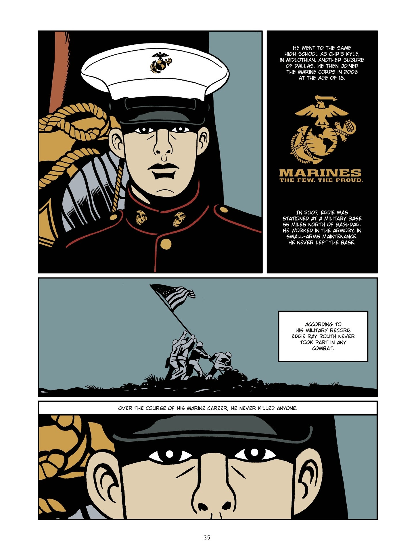 Read online The Man Who Shot Chris Kyle: An American Legend comic -  Issue # TPB 1 - 35