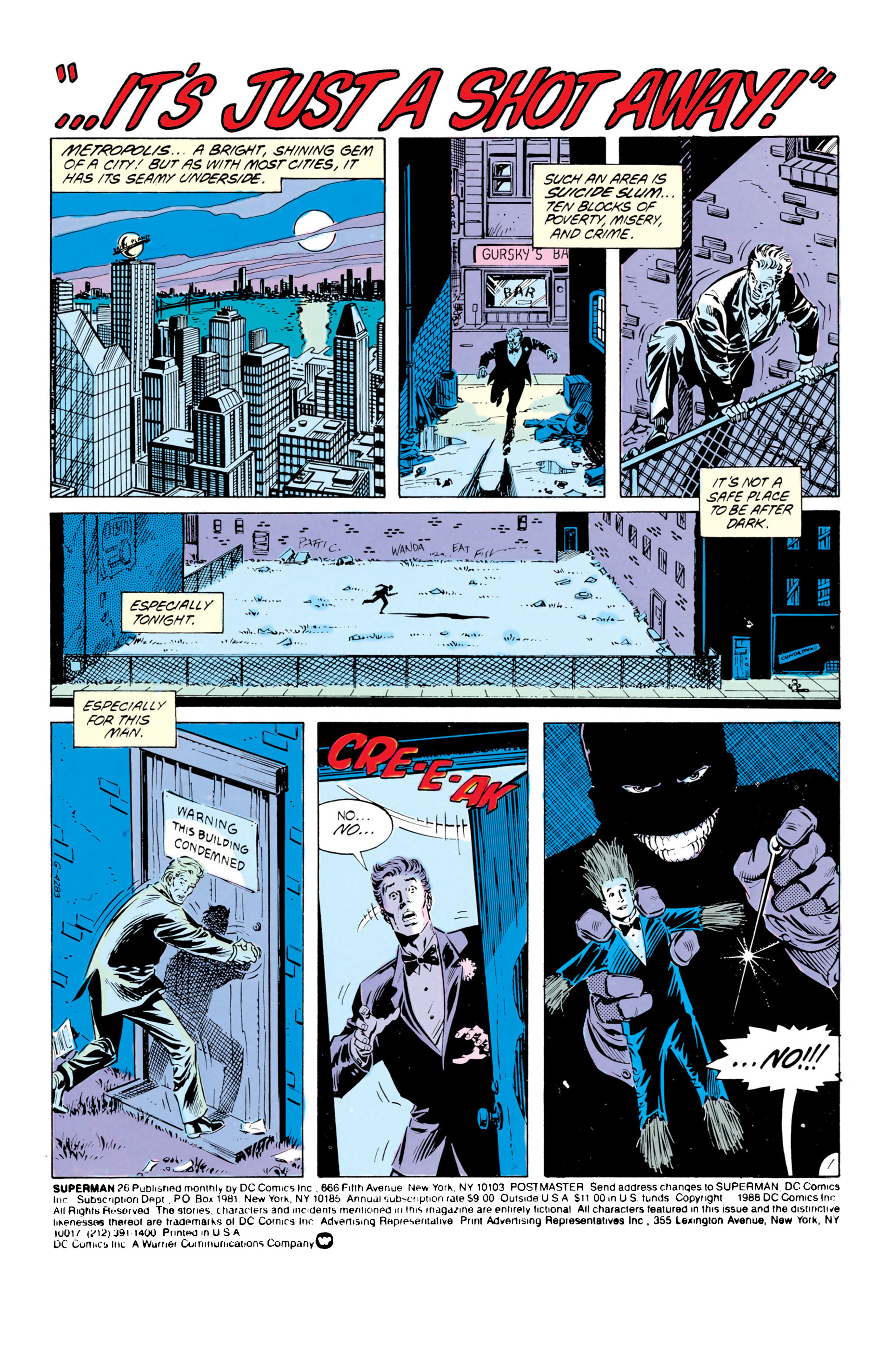 Read online Superman (1987) comic -  Issue #26 - 2