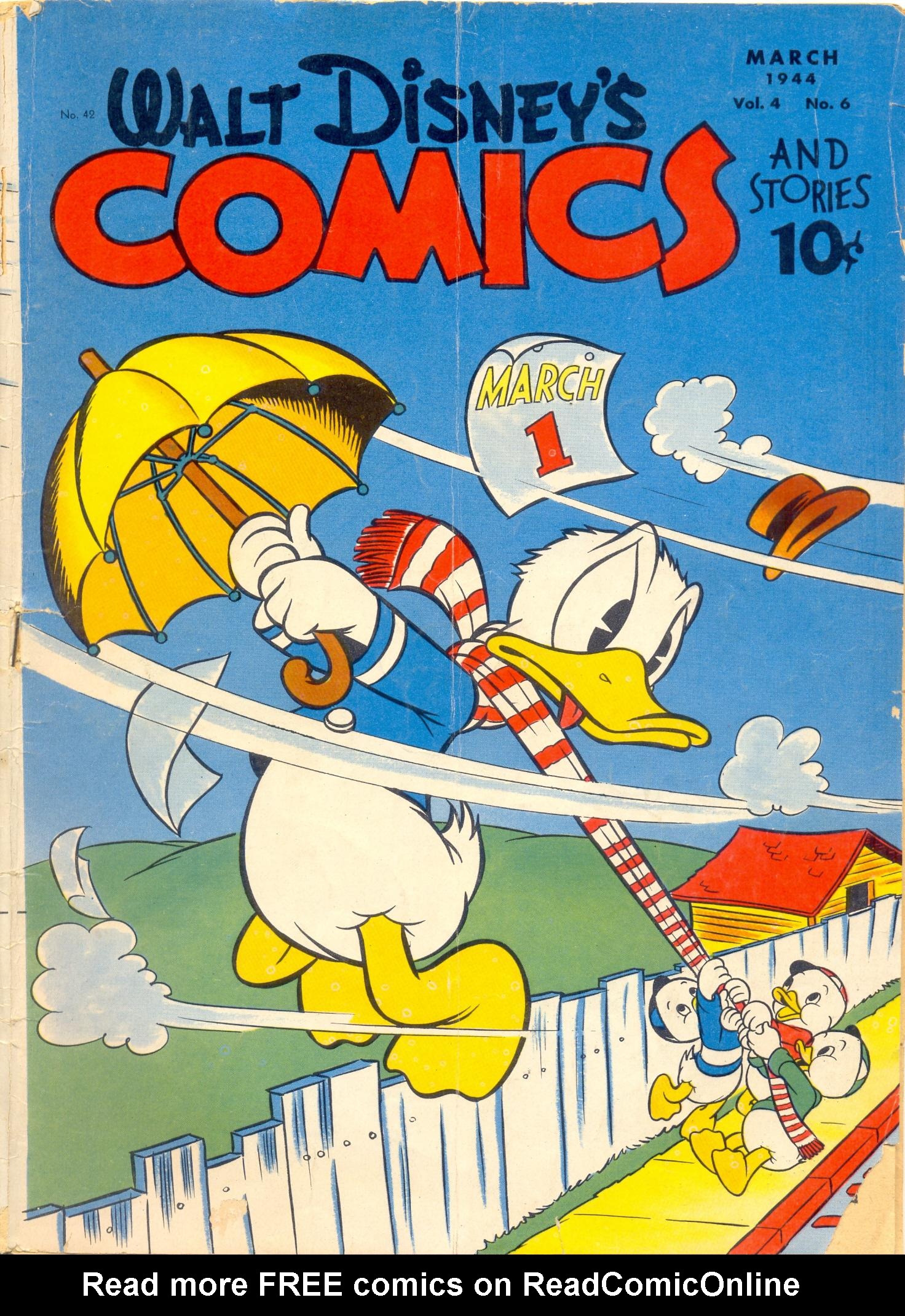 Read online Walt Disney's Comics and Stories comic -  Issue #42 - 1