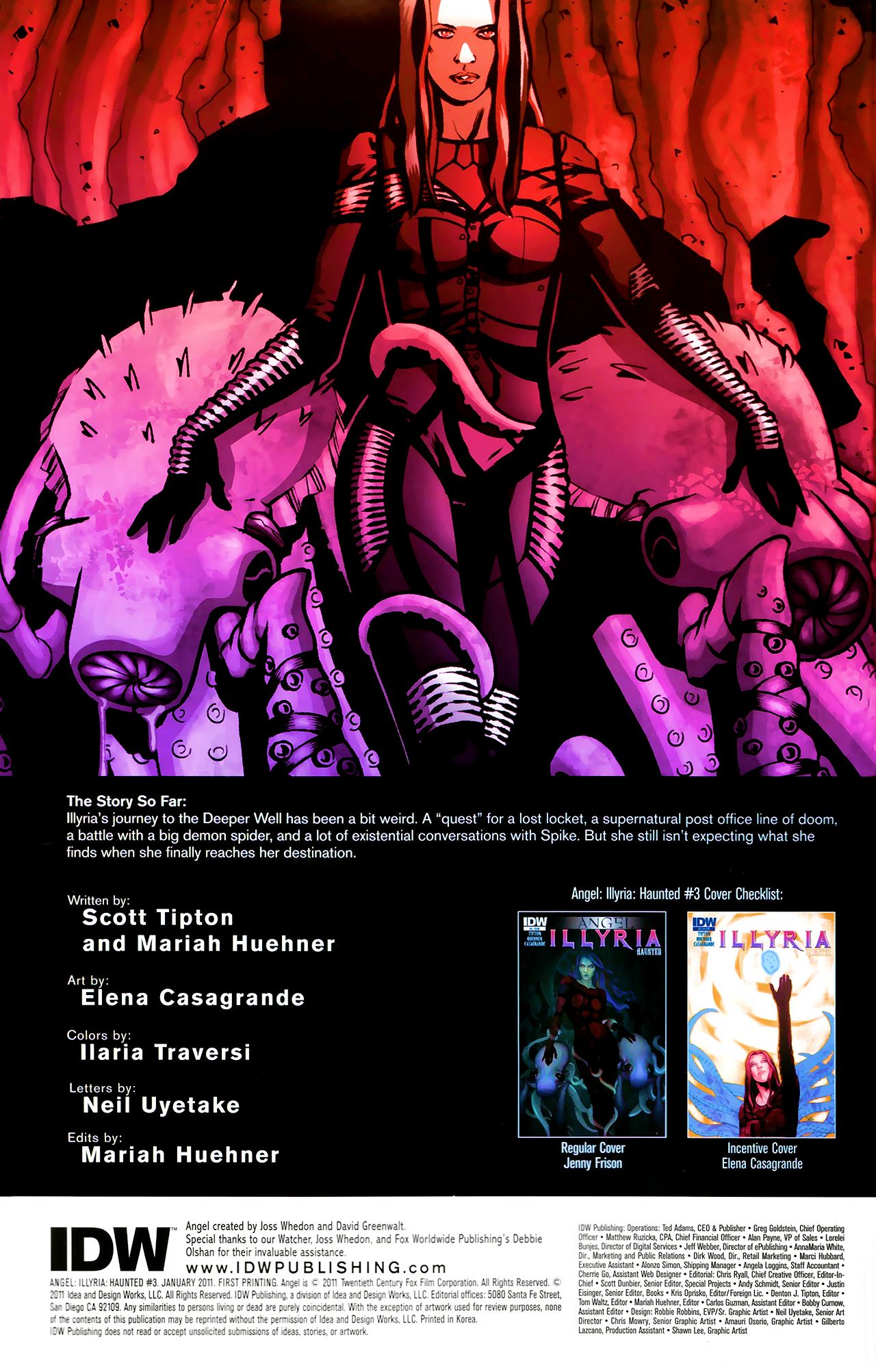 Read online Angel: Illyria: Haunted comic -  Issue #3 - 3