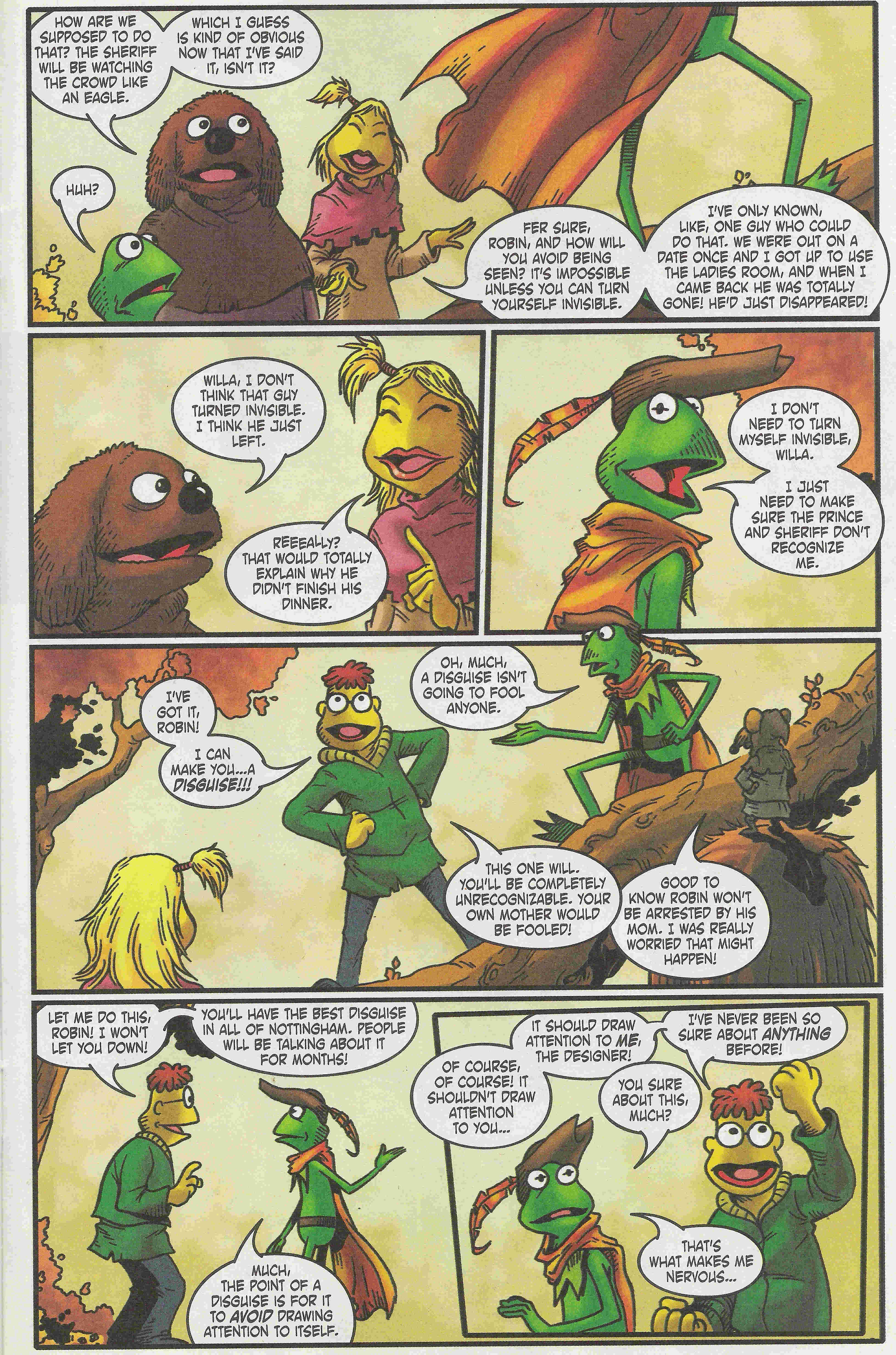 Read online Muppet Robin Hood comic -  Issue #3 - 12