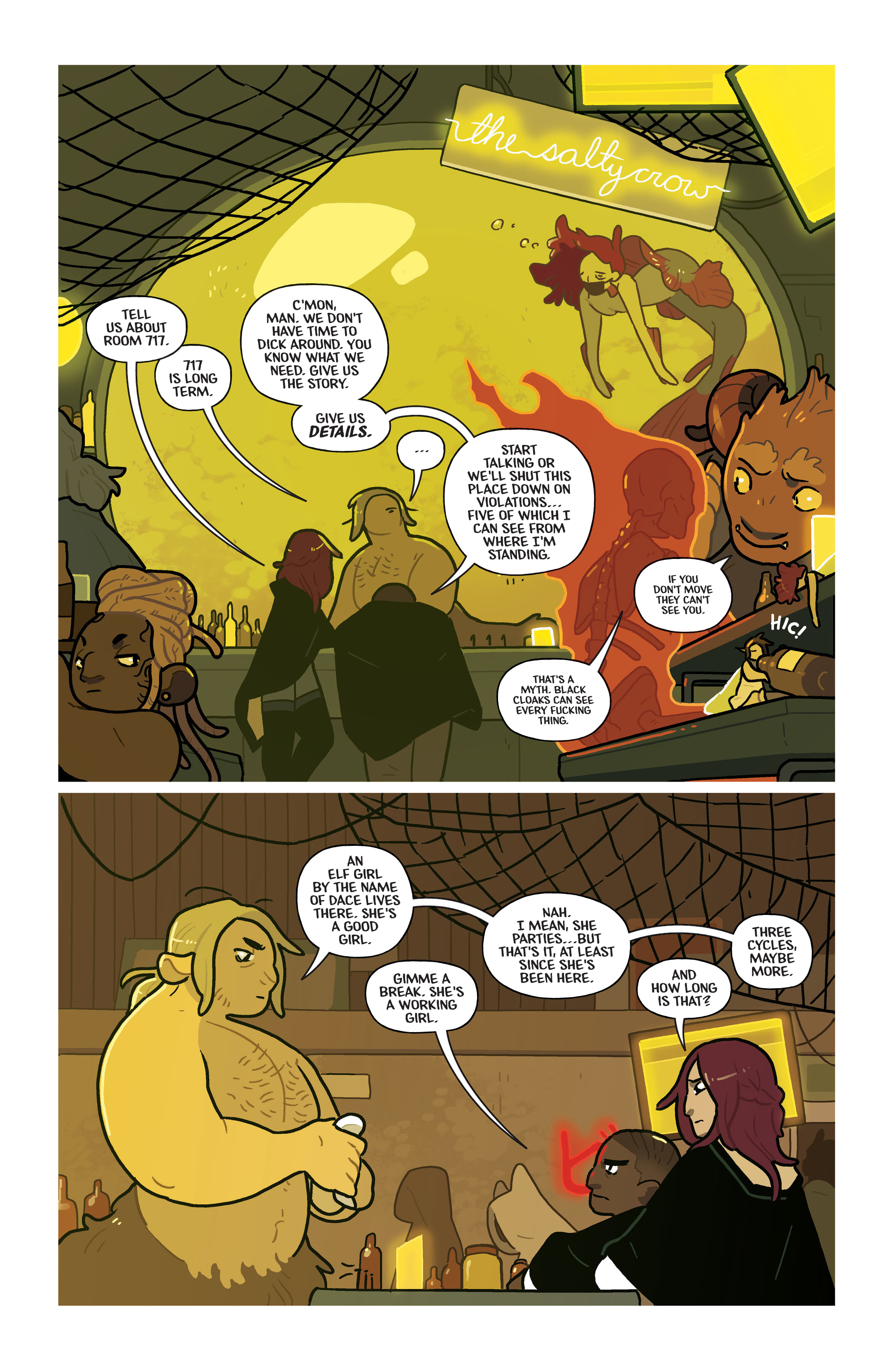 Read online Black Cloak comic -  Issue #1 - 17